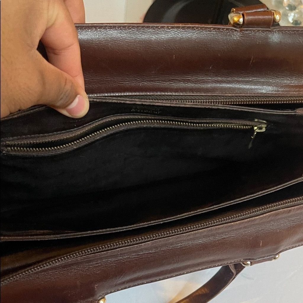 Other Fiocchi Italy Rich Brown Leather handbag Size ONE SIZE - 7 Thumbnail