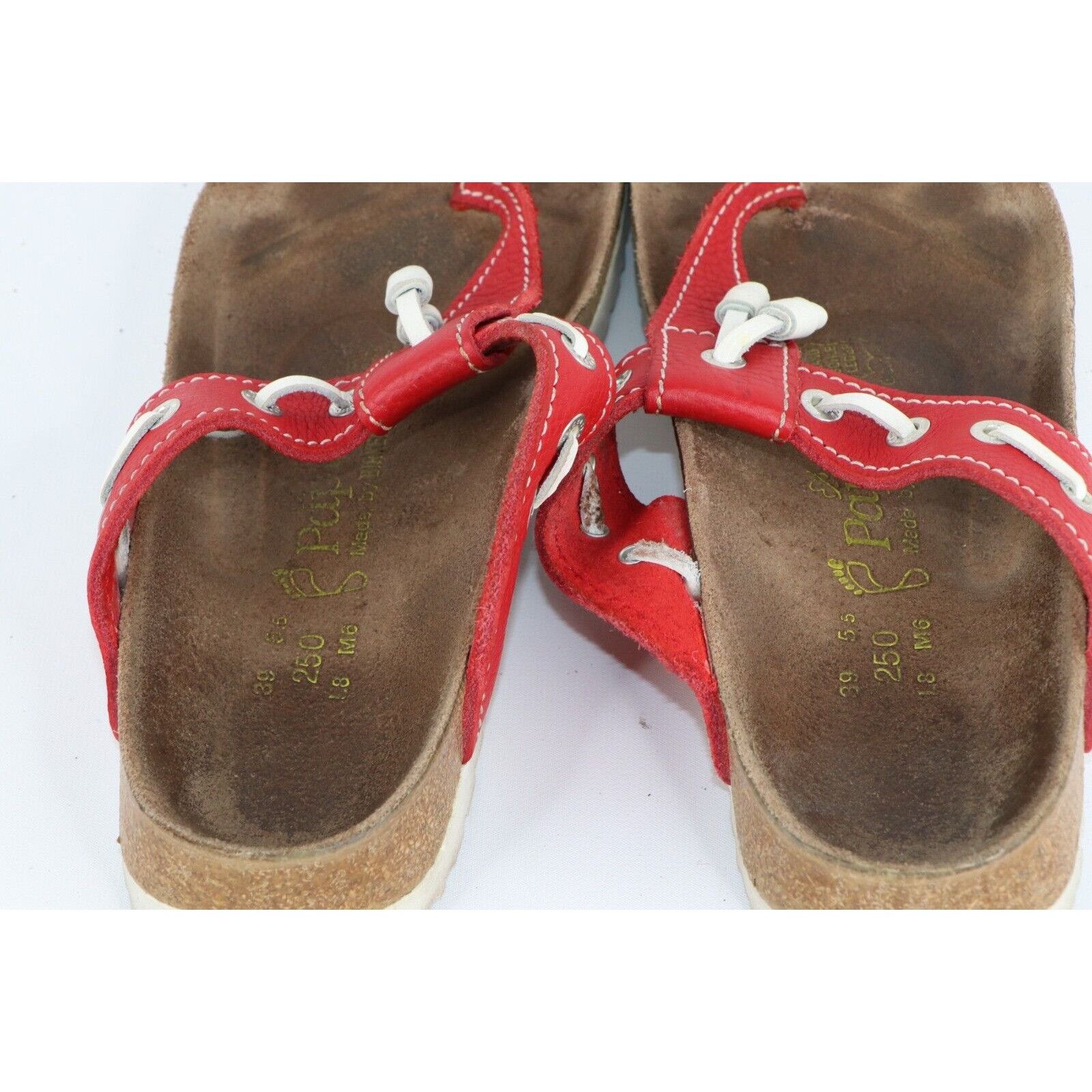 Birkenstock × Vintage Vintage Papillio Birkenstock Leather Tassel Sandals Size US 8 / IT 38 - 6 Thumbnail