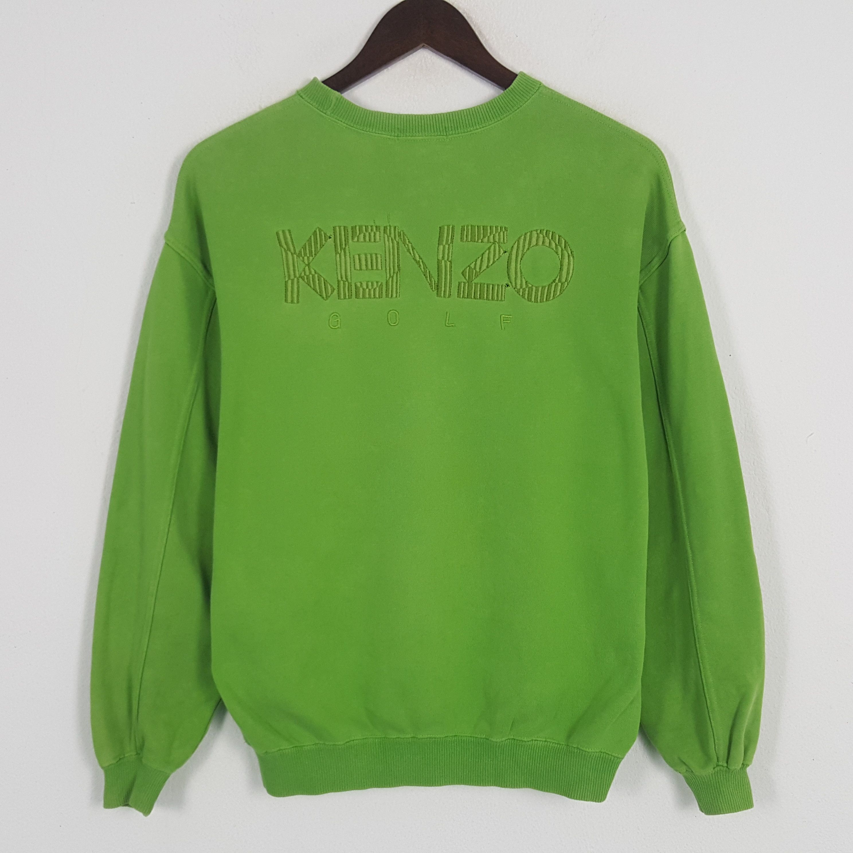 Japanese Brand × Kenzo × Vintage Vintage Kenzo Golf Embroidery Logo Sweatshirt Size US M / EU 48-50 / 2 - 1 Thumbnail
