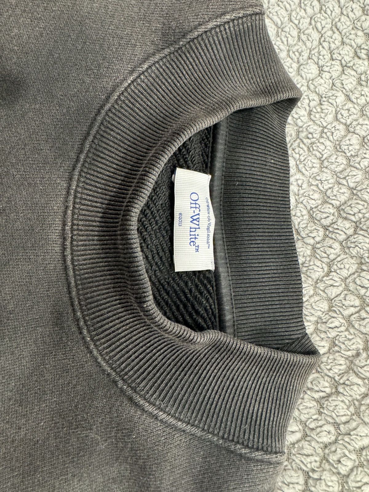 Off-White Off-White Black S.Matthew Oversized Crewneck Size US XL / EU 56 / 4 - 3 Thumbnail