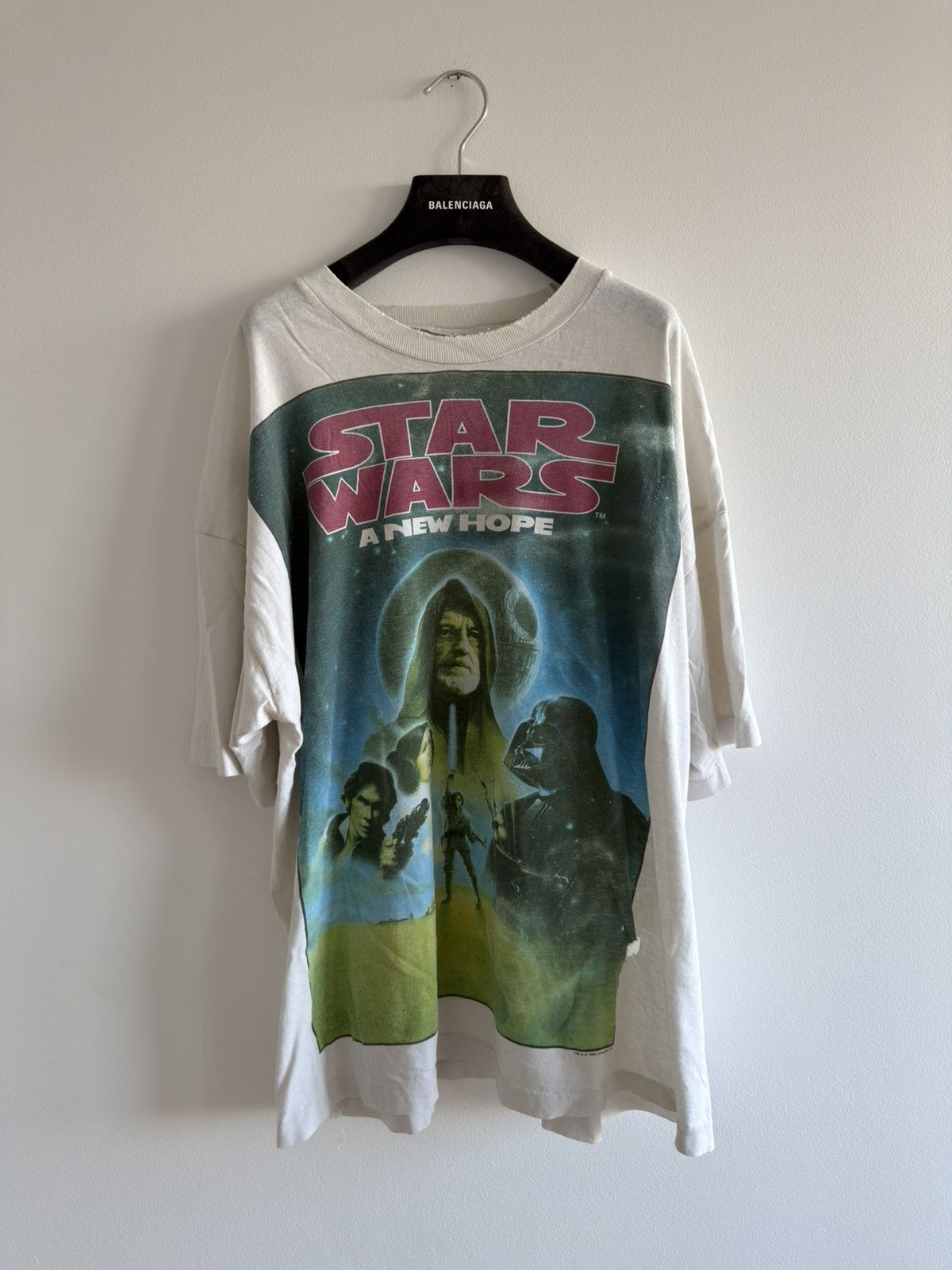Star Wars *RARE* 1995 STAR WARS A NEW HOPE SKYWALKER VINTAGE JEDI TEE Size US XL / EU 56 / 4 - 1 Thumbnail