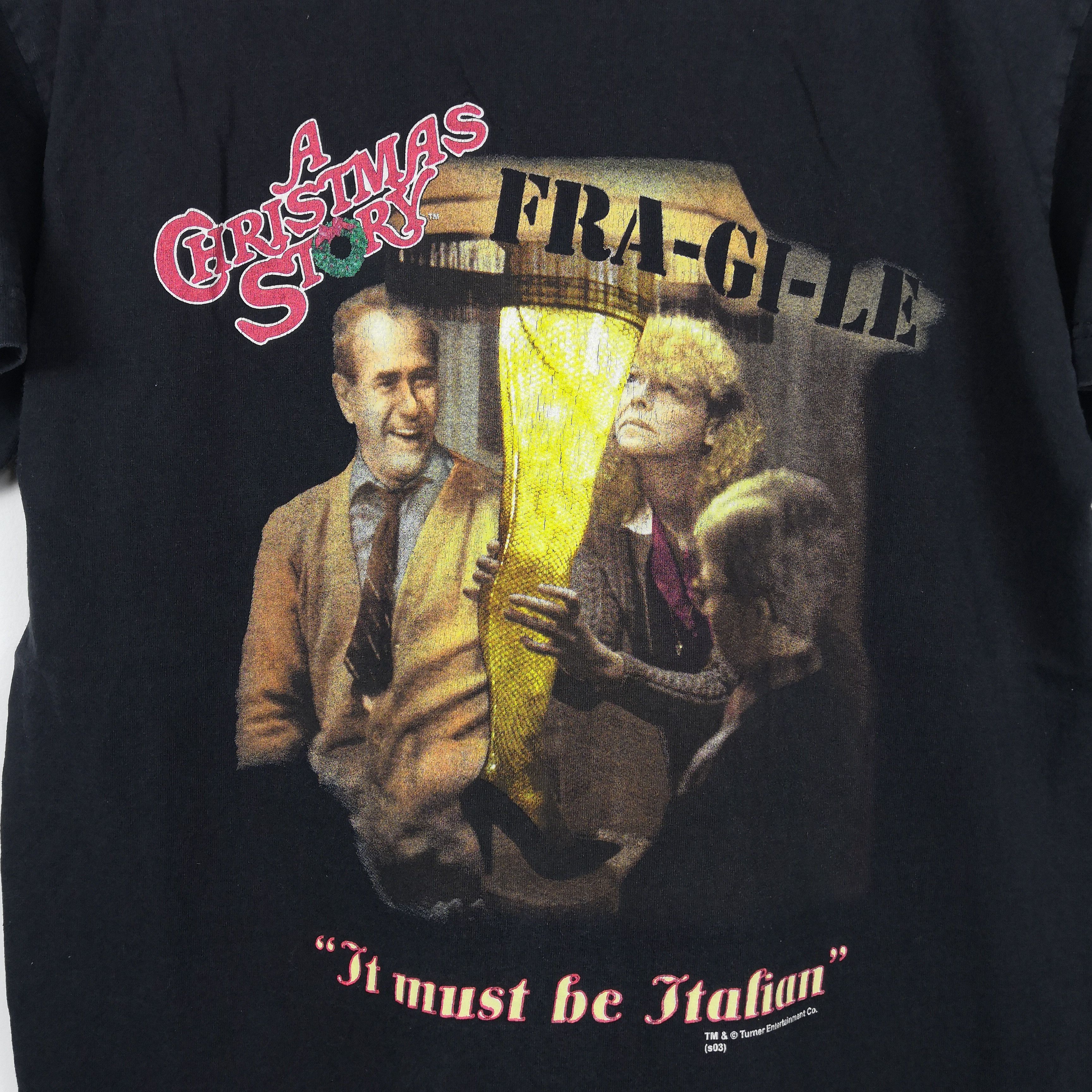 Vintage Vintage A Christmas Story Tshirt It Must be Italian Movie Size US M / EU 48-50 / 2 - 3 Thumbnail