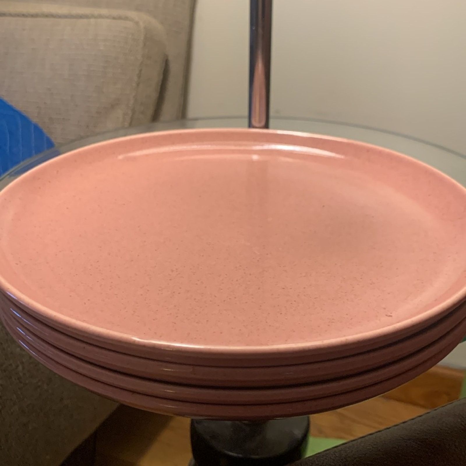 Vintage 4 Russell Wright Steubenville 10” dinner plates speckleware Size ONE SIZE - 4 Thumbnail