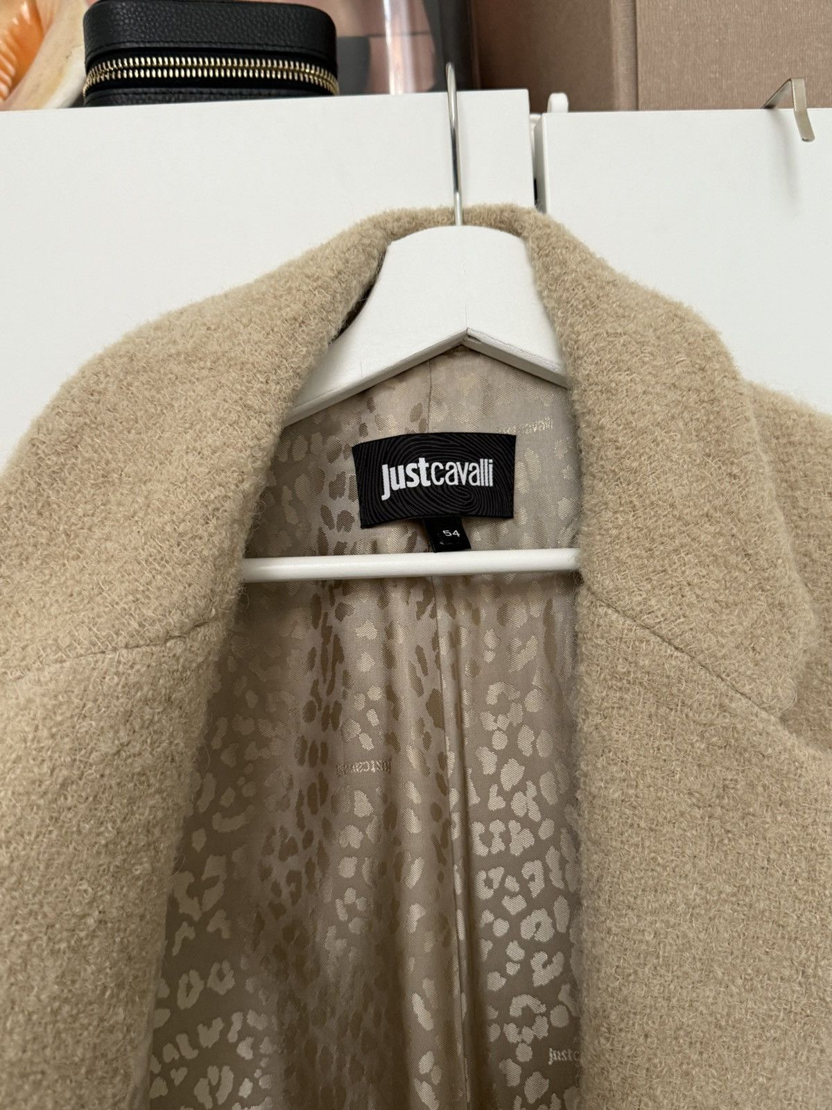 Just Cavalli Beige coat Size US L / EU 52-54 / 3 - 3 Thumbnail