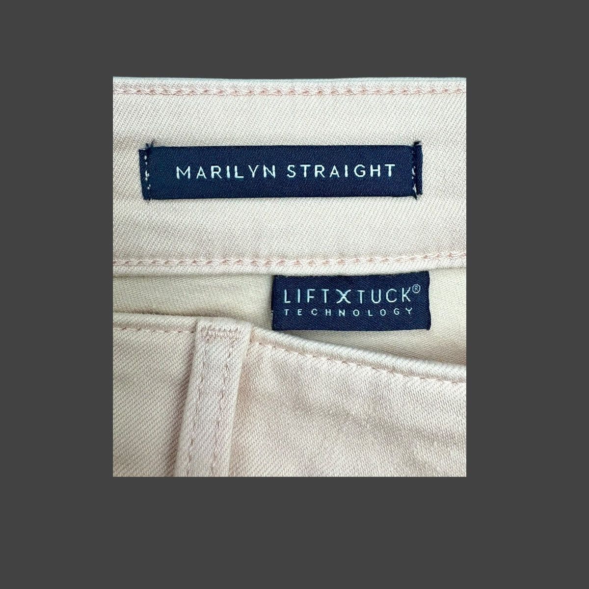 NYDJ NYDJ Marilyn Women’s Peach Straight Crop Denim Jeans Sz 16 Size 36" / US 14 / IT 50 - 10 Thumbnail