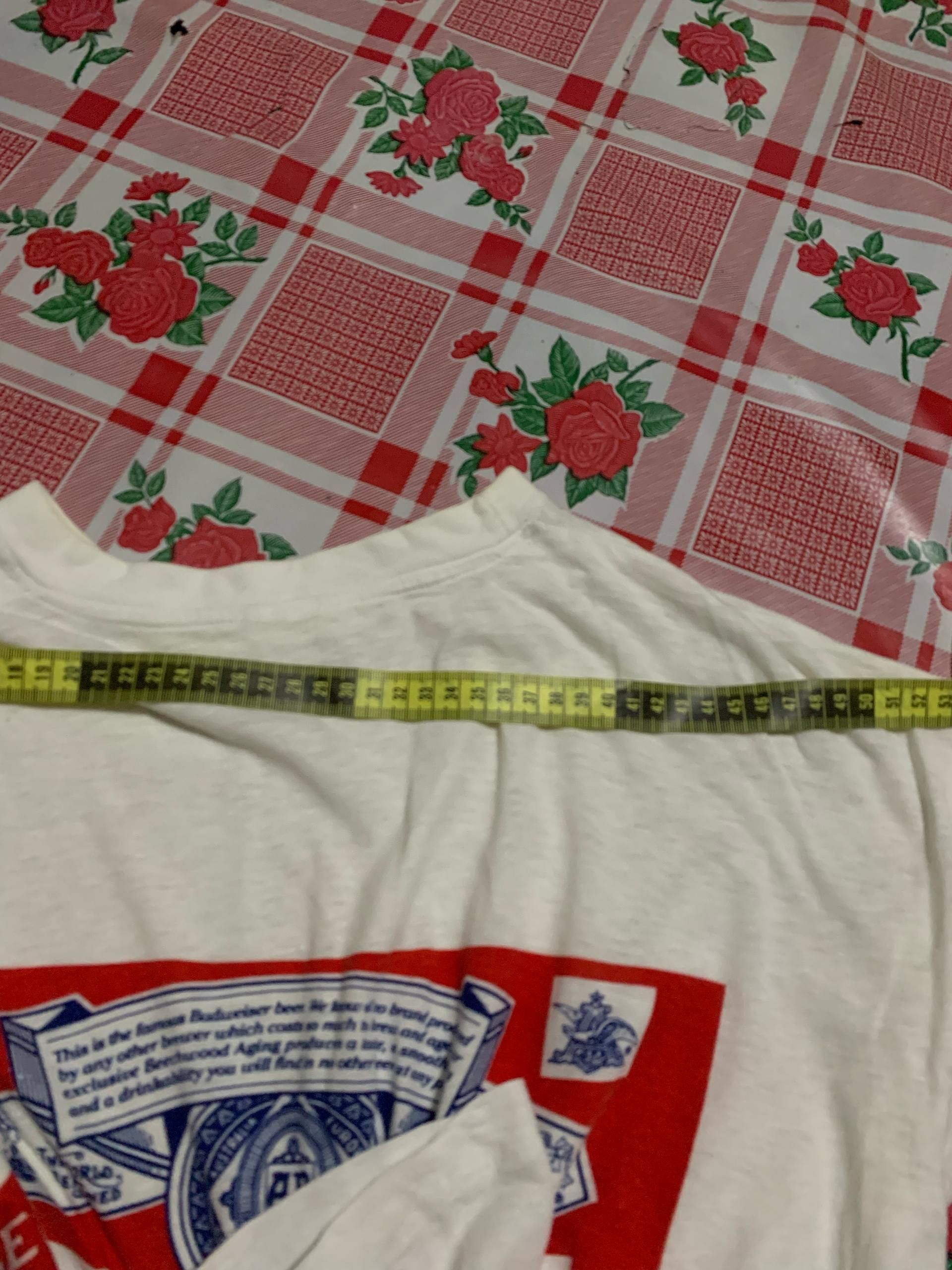 Vintage SINGLE STICH Vintage Spellout Budweiser King Of Beers Size US L / EU 52-54 / 3 - 2 Thumbnail