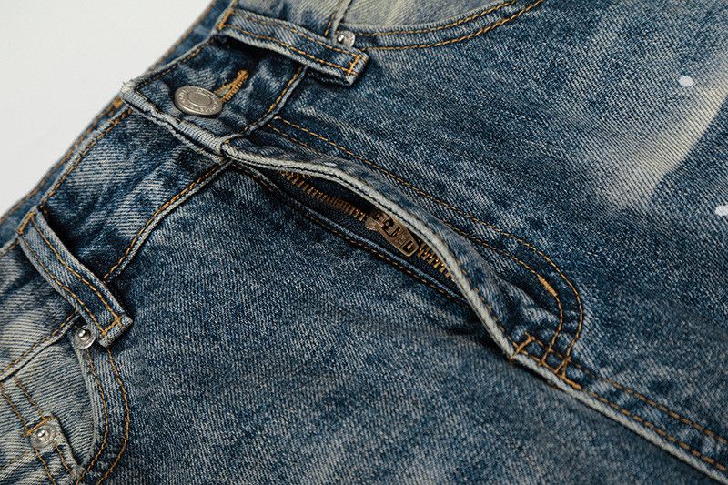 Jean American retro washed whiskered jeans for men Size US 32 / EU 48 - 3 Thumbnail