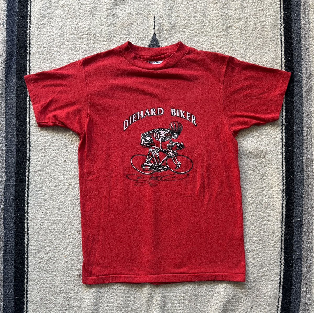 Grateful Dead Vintage 1987 “Diehard Biker” Deadhead Style T-Shirt Small Size US S / EU 44-46 / 1 - 1 Thumbnail