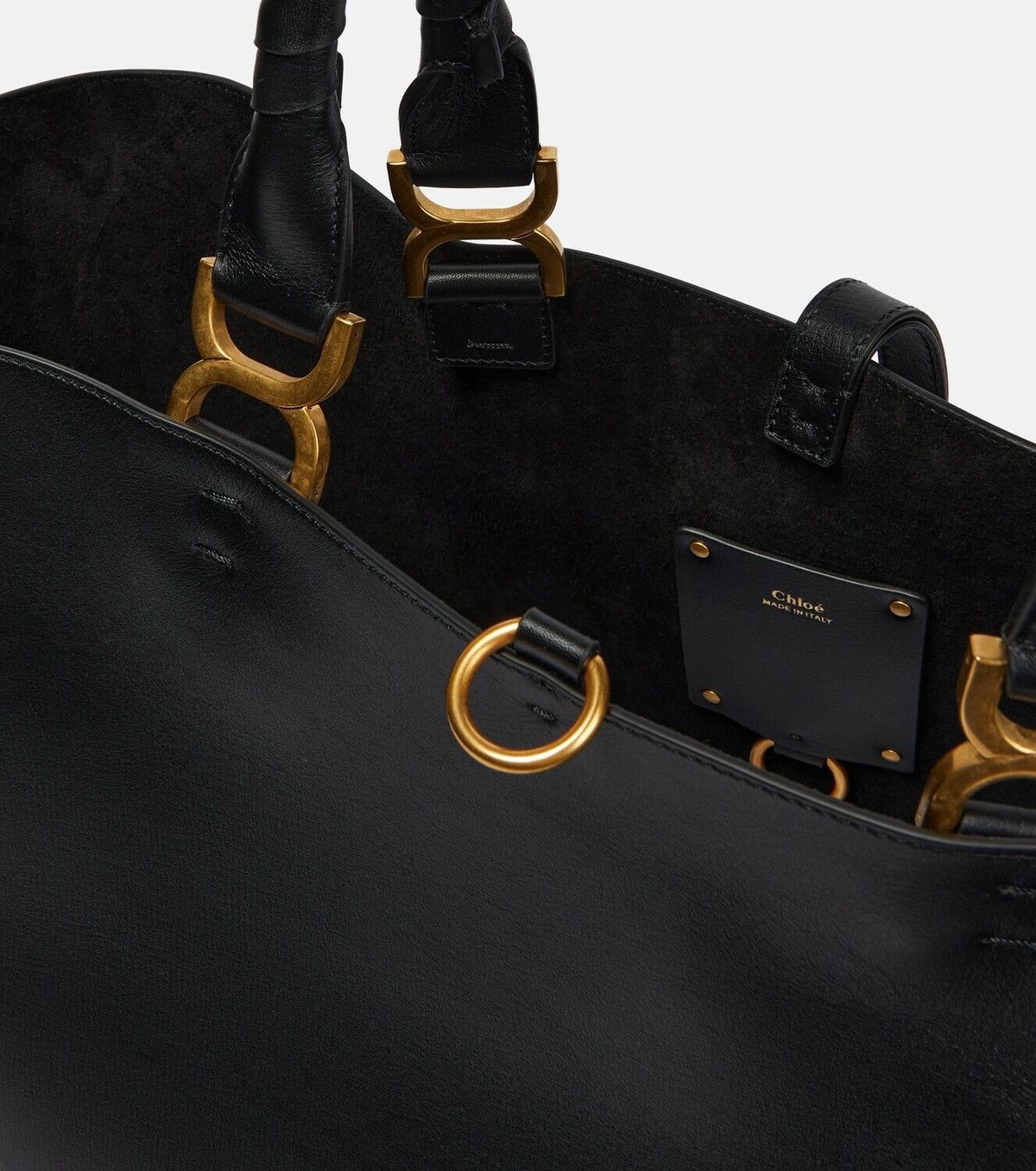 Chloe o1loc1c1024 Marcie Tote in Black Size ONE SIZE - 3 Thumbnail
