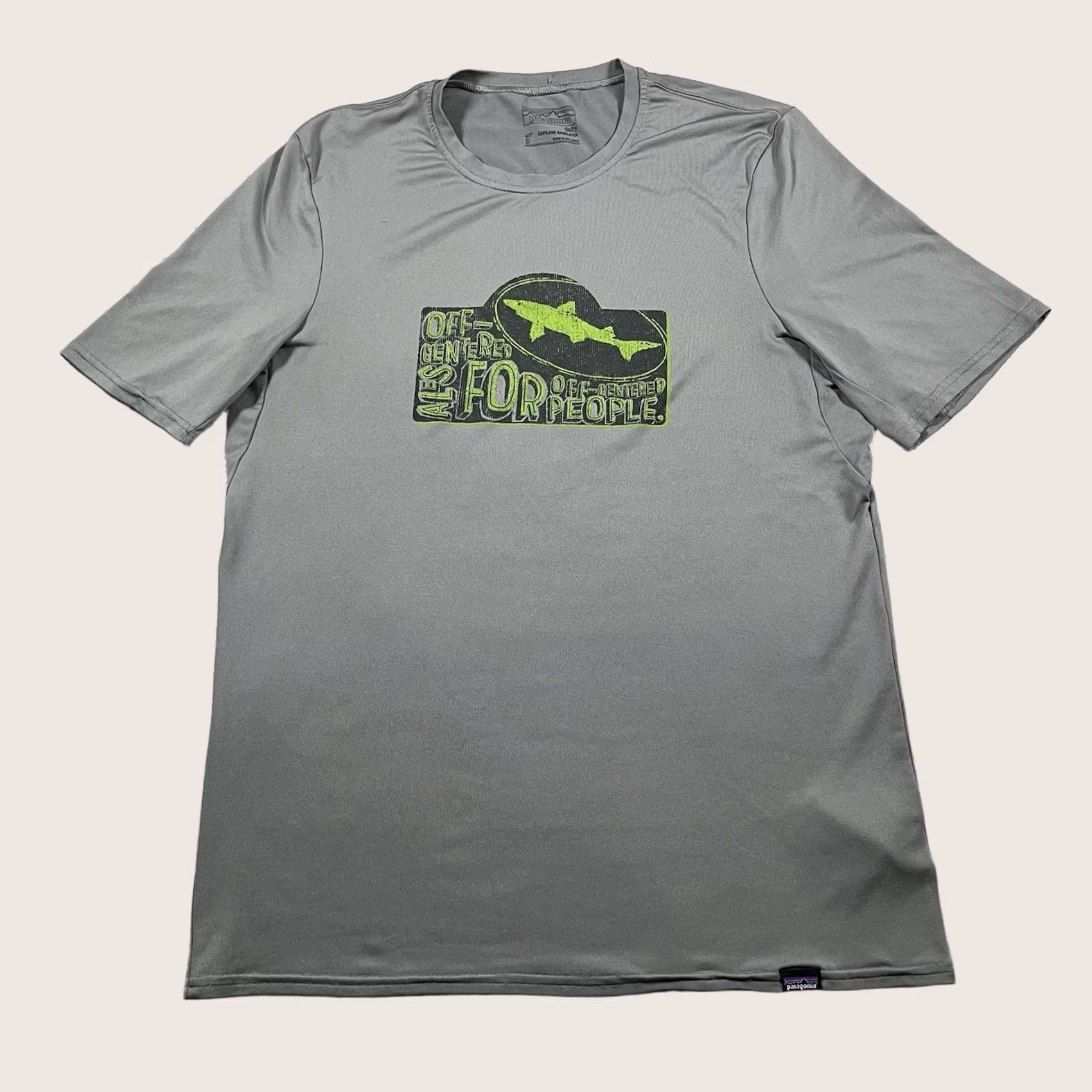 Patagonia Patagonia Shirt Mens S Gray Short Sleeve Base Layer Dogfish Head Logo Size US S / EU 44-46 / 1 - 1 Thumbnail