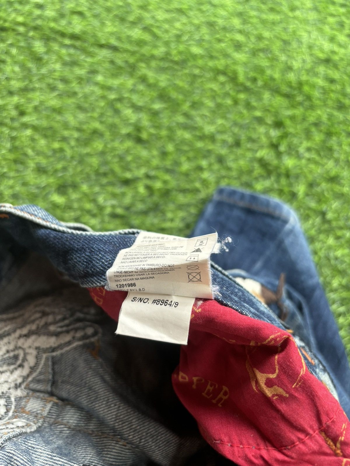 Tornado Mart Y2k Red Pepper Ifsixwasnine Punk Style Jeans Size US 31 - 15 Thumbnail