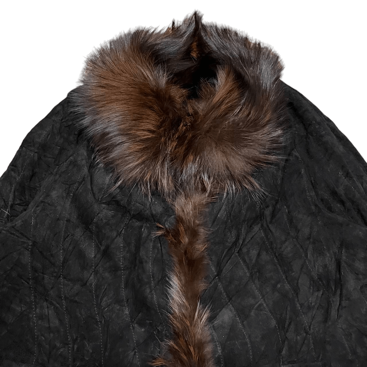 Japanese Brand Vintage Fox Fur Pig Skin Leather Jacket Reversible Size US M / EU 48-50 / 2 - 4 Thumbnail
