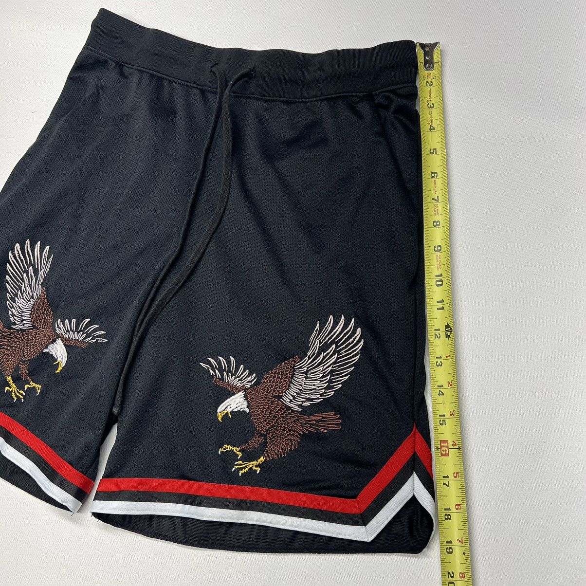 Pacsun Pacsun Shorts Black Eagle Embroidered Gym Stretch Pockets Size US 32 / EU 48 - 13 Thumbnail