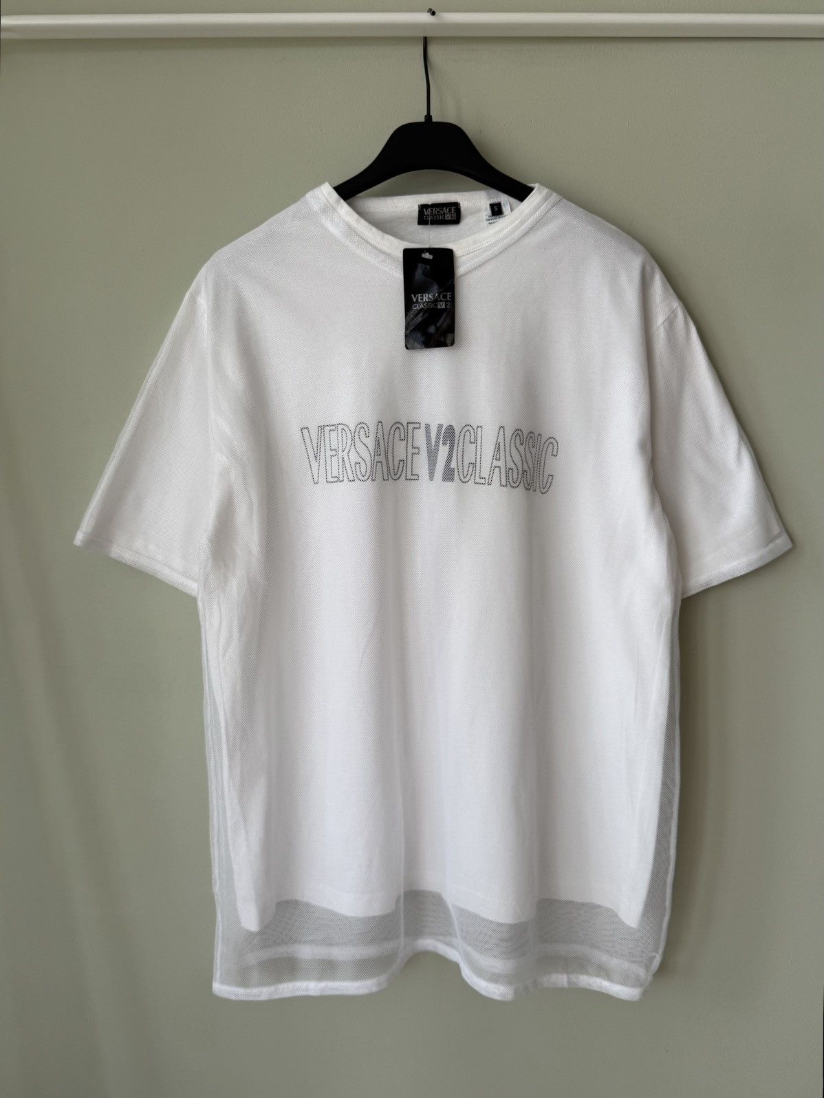 Versace Versace Classic v2 mesh tshirt avant garde rare vjc Size US S / EU 44-46 / 1 - 1 Thumbnail