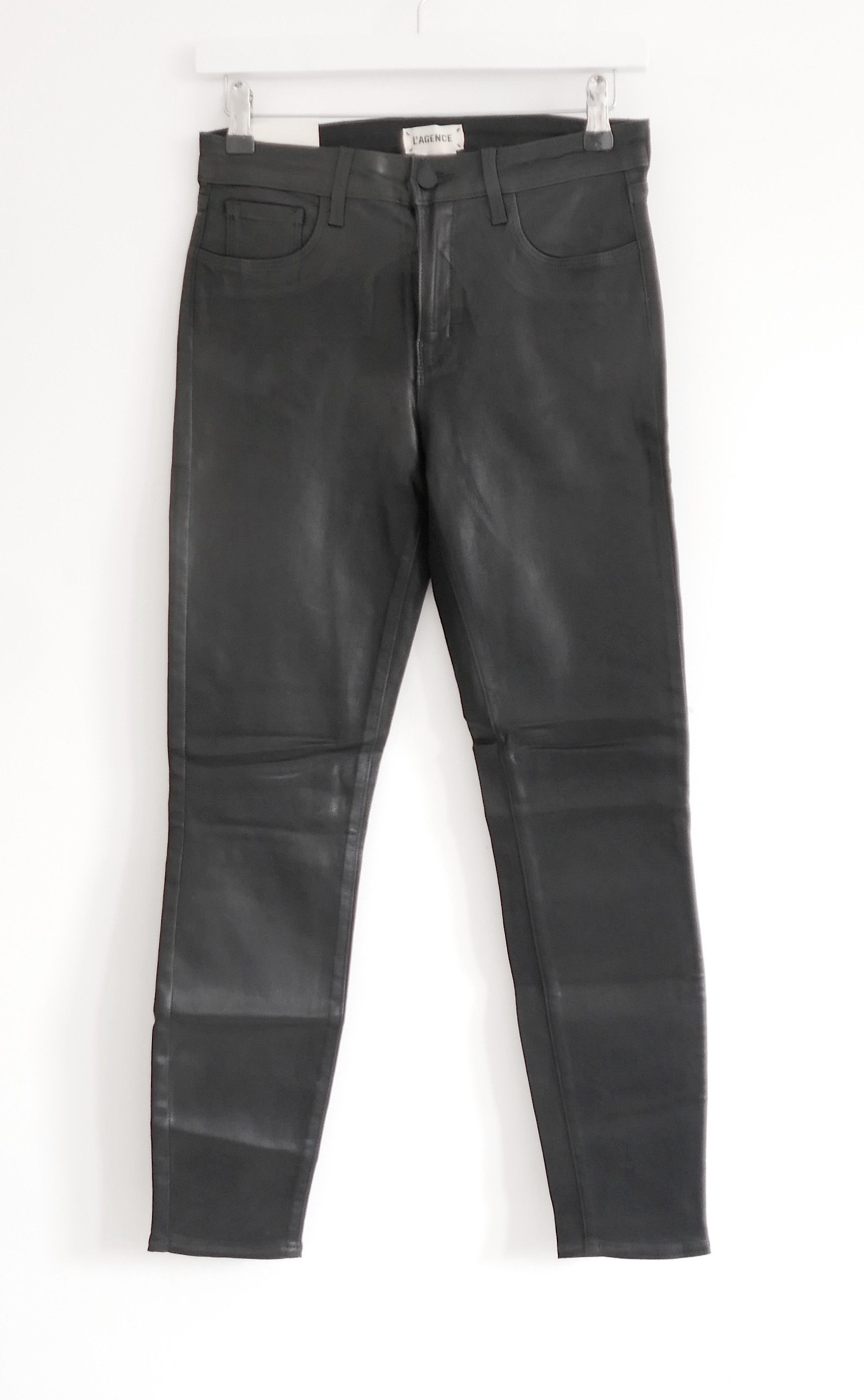 NWT L'Agence Margot discount Skinny High Rise Jean black size 26