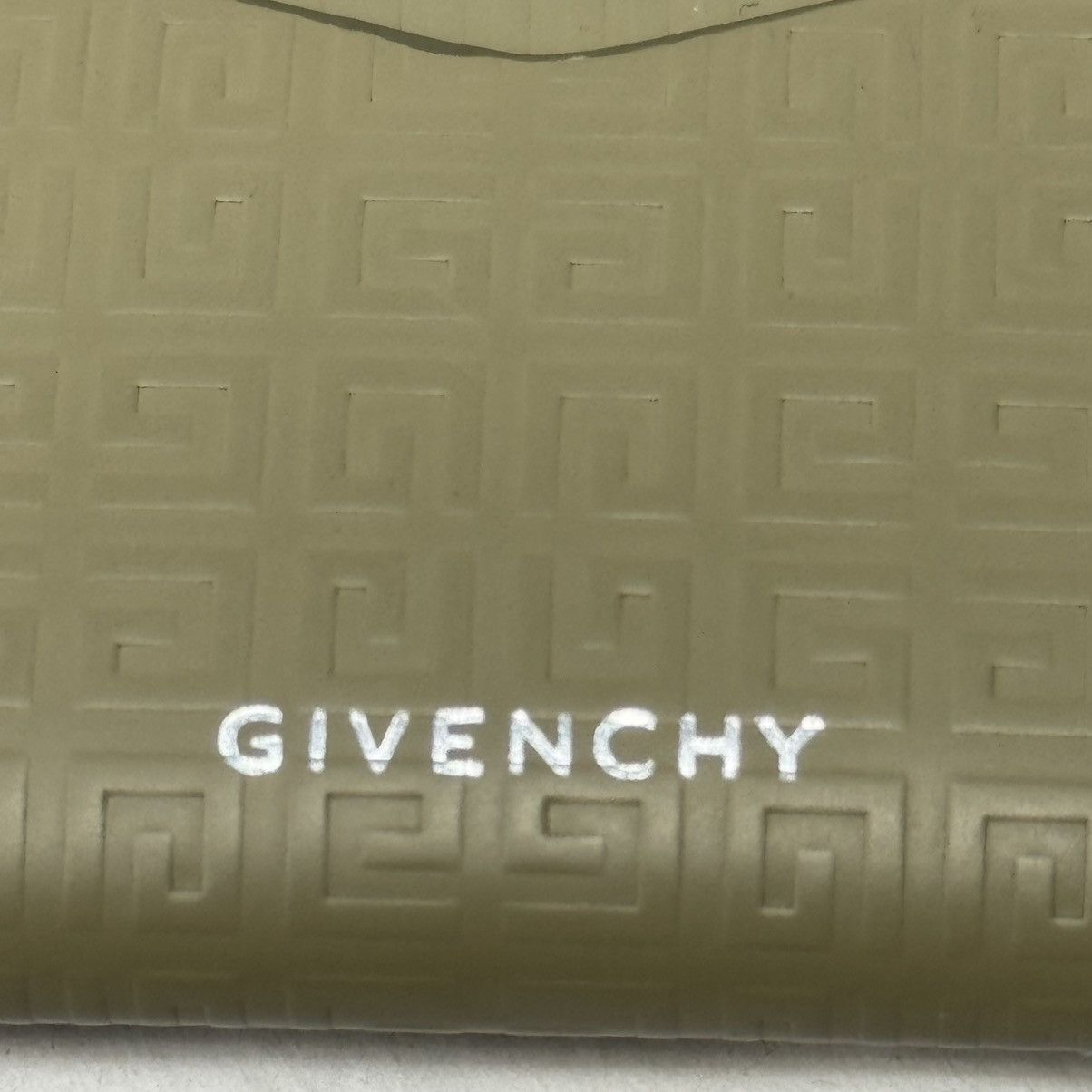 Givenchy Givenchy Khaki 4G Micro Leather Card Holder Size ONE SIZE - 4 Thumbnail