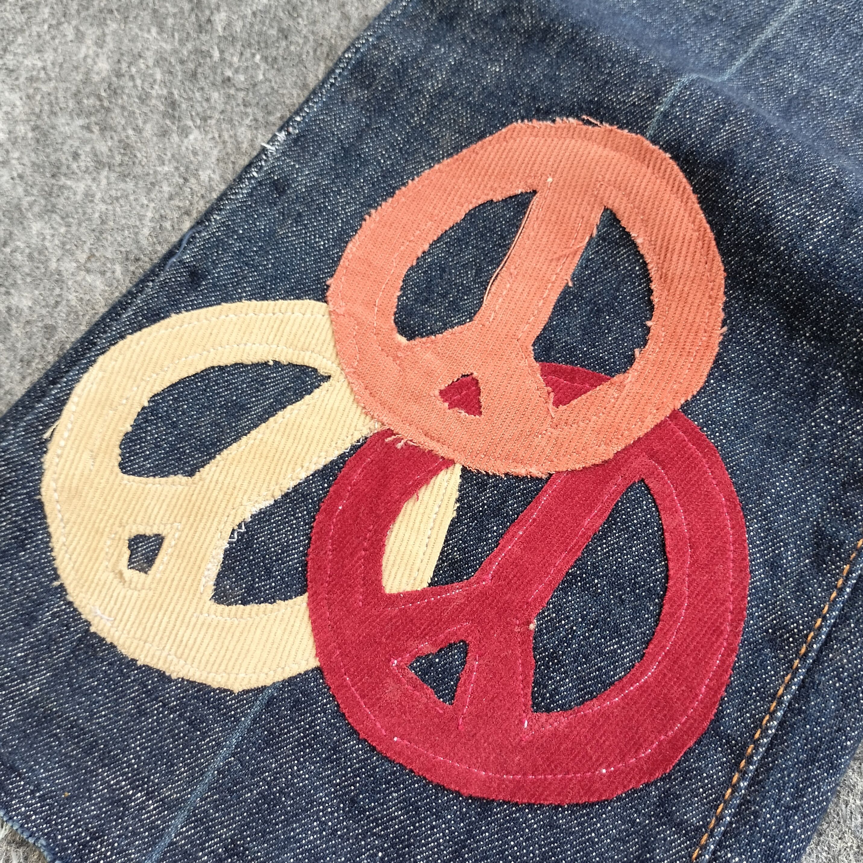 7 For All Mankind Peace patchwork boot cut denim Size US 29 - 4 Thumbnail