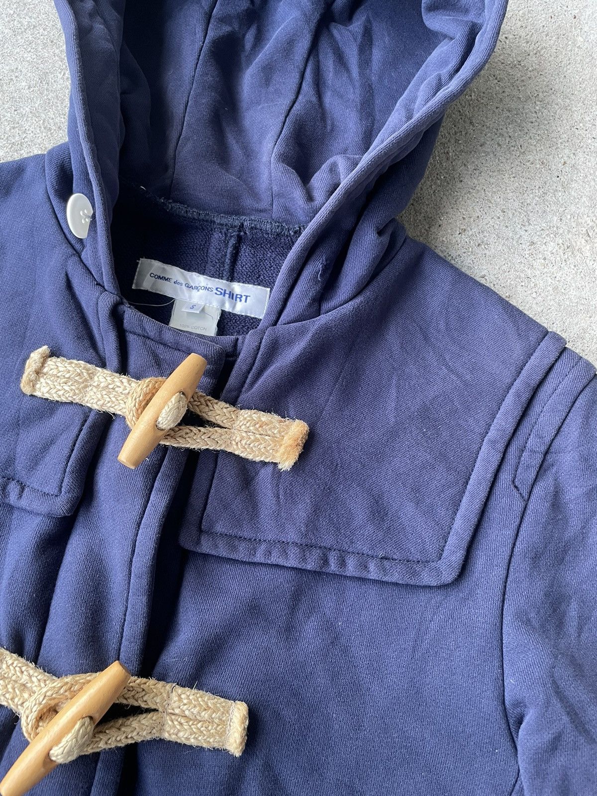 Comme des Garcons Comme Des Garcons Blue Duffle Coat S19905 Size US S / EU 44-46 / 1 - 5 Thumbnail