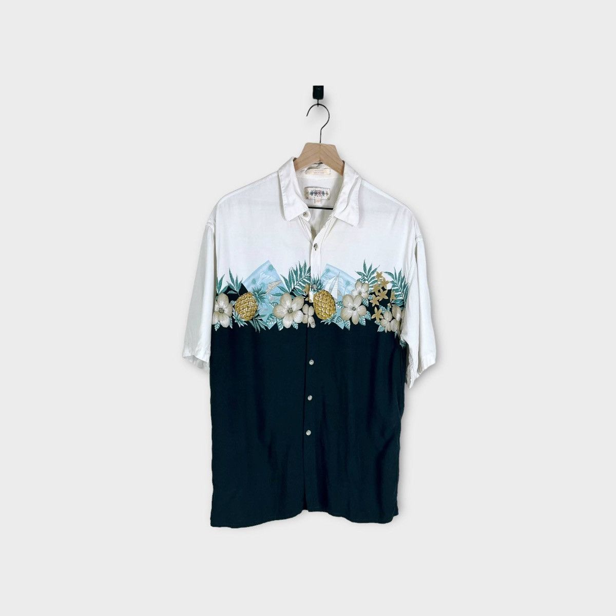 Vintage Vintage Early 2000's Campia Moda Hawaiian Dress Shirt Size US L / EU 52-54 / 3 - 1 Thumbnail