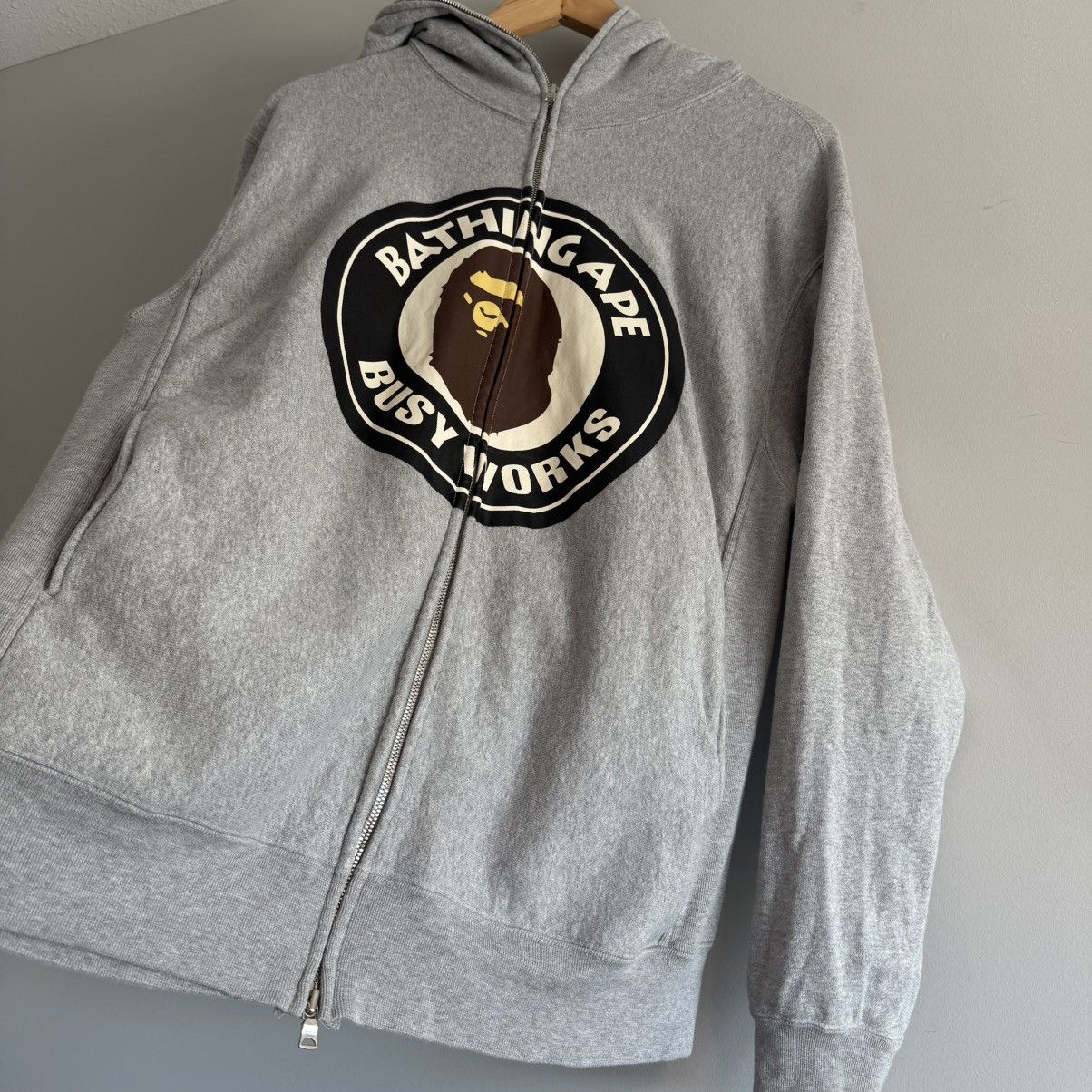 Bape OG College Logo Full Zip Up Hoodie Size US L / EU 52-54 / 3 - 4 Thumbnail