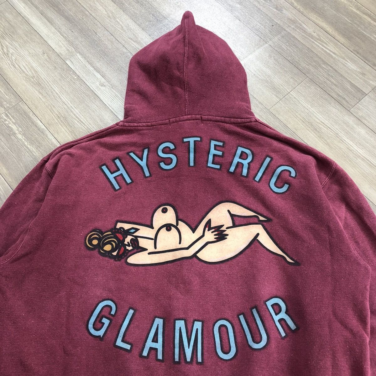 Hysteric Glamour × Japanese Brand Vintage Hysteric Glamour Iconic Women Sleep Zipper Hoodie Size US L / EU 52-54 / 3 - 2 Thumbnail