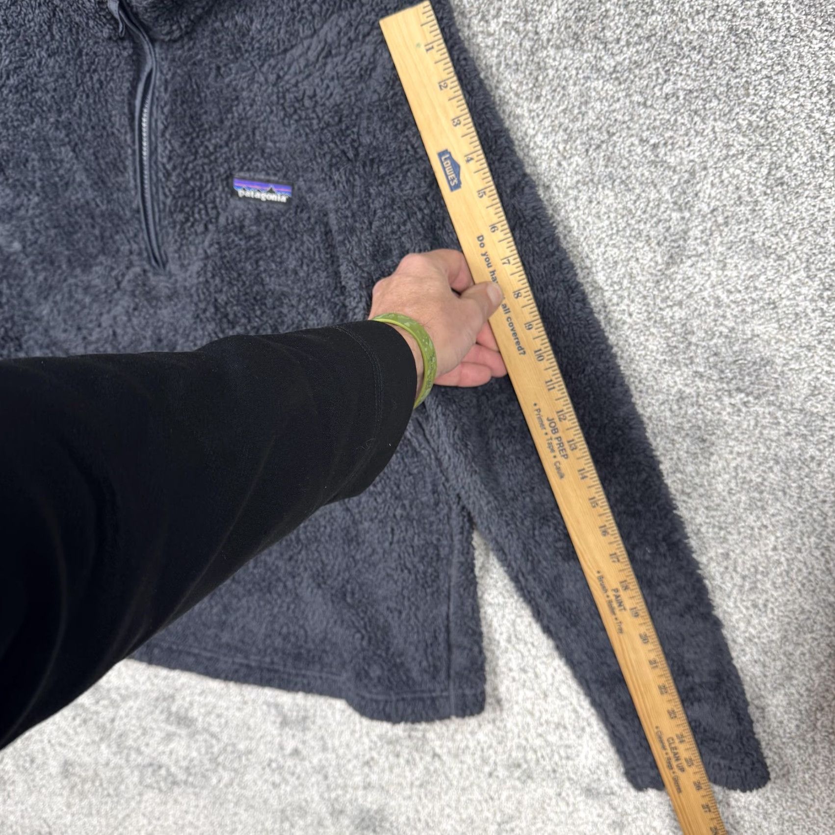 Patagonia Patagonia Women's Jacket L Blue Fleece 1/4 Zip Pullover Cozy Warm Los Gatos Size L / US 10 / IT 46 - 4 Thumbnail