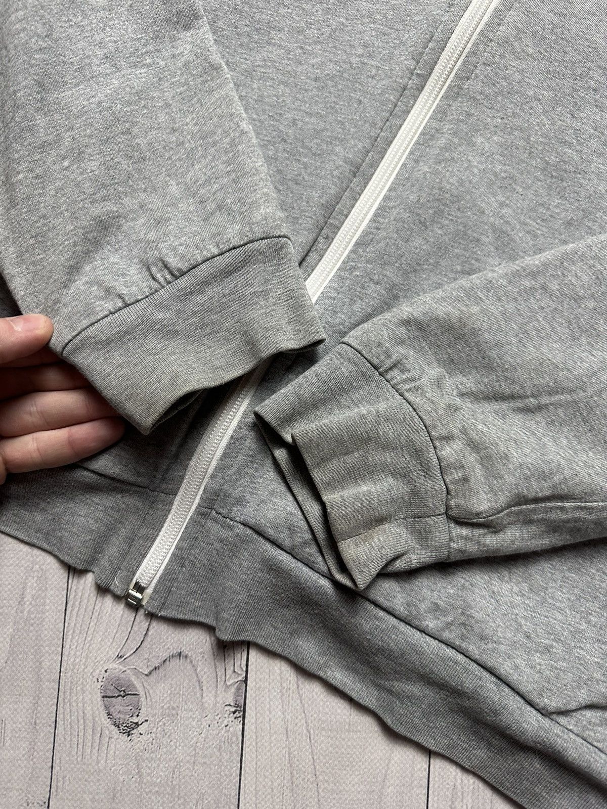 Nike × Vintage Vintage Nike zip hoodie size L logo air max 87 rare Size US L / EU 52-54 / 3 - 5 Thumbnail