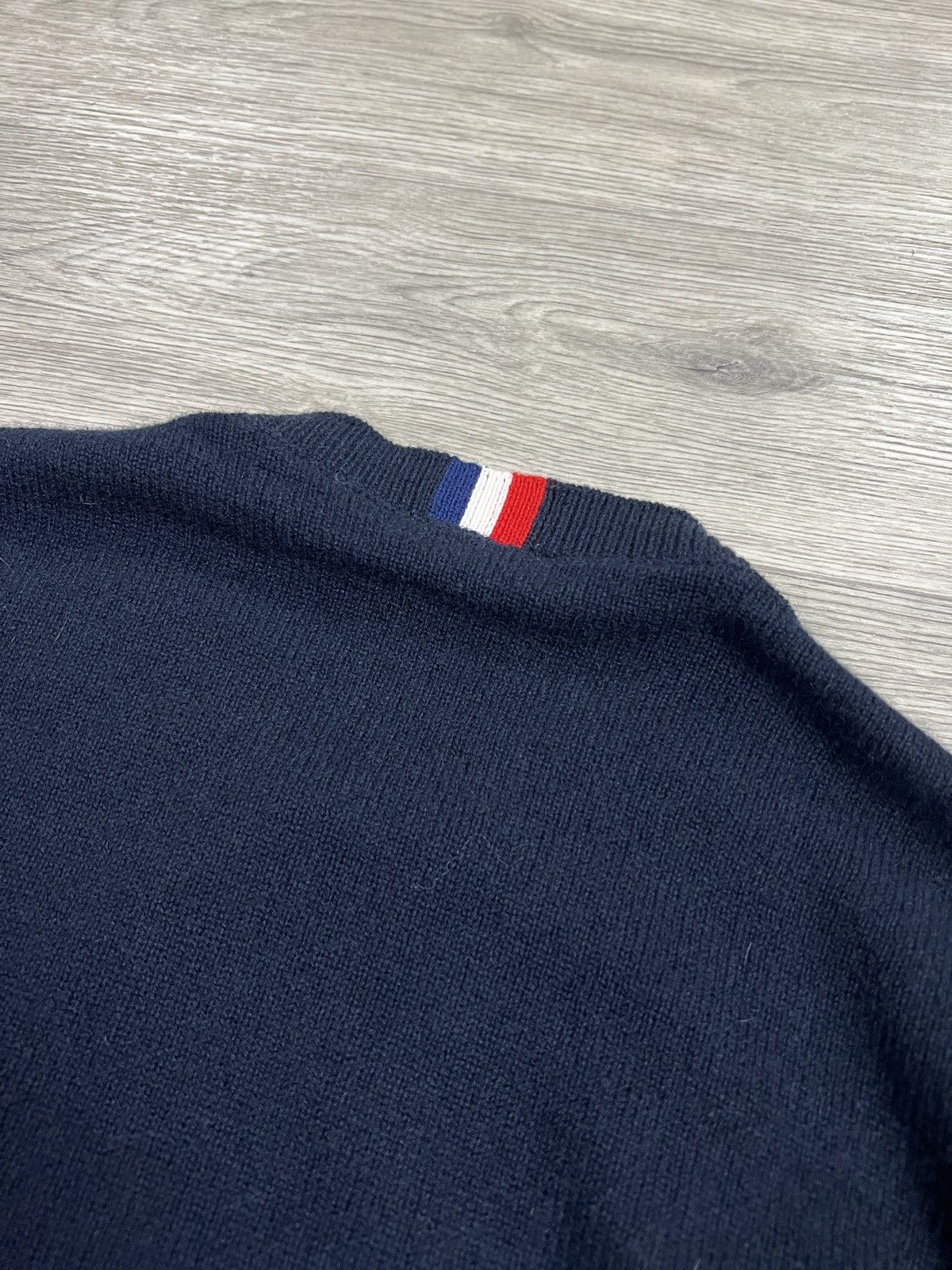 Moncler MONCLER Pullover Sweater Knitwear cashmere Dark Blue Sz XXL Size US XXL / EU 58 / 5 - 17 Thumbnail