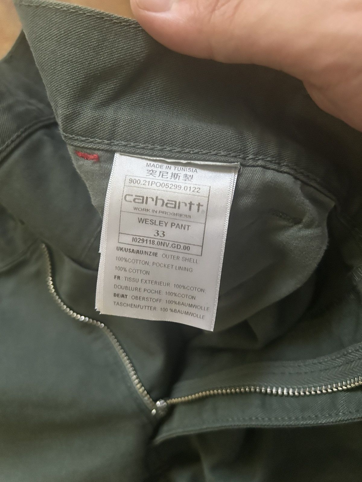 Carhartt Wip Carhartt WIP Wesley Pants Green Size US 33 - 3 Thumbnail