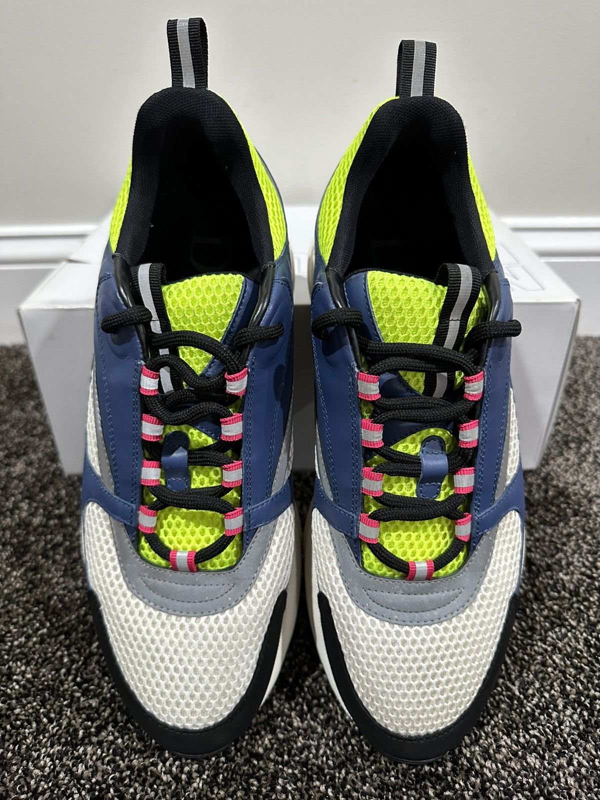 Dior Dior x Kim Jones B22 Blue, Green & White Sneakers Size US 11 / EU 44 - 8 Thumbnail