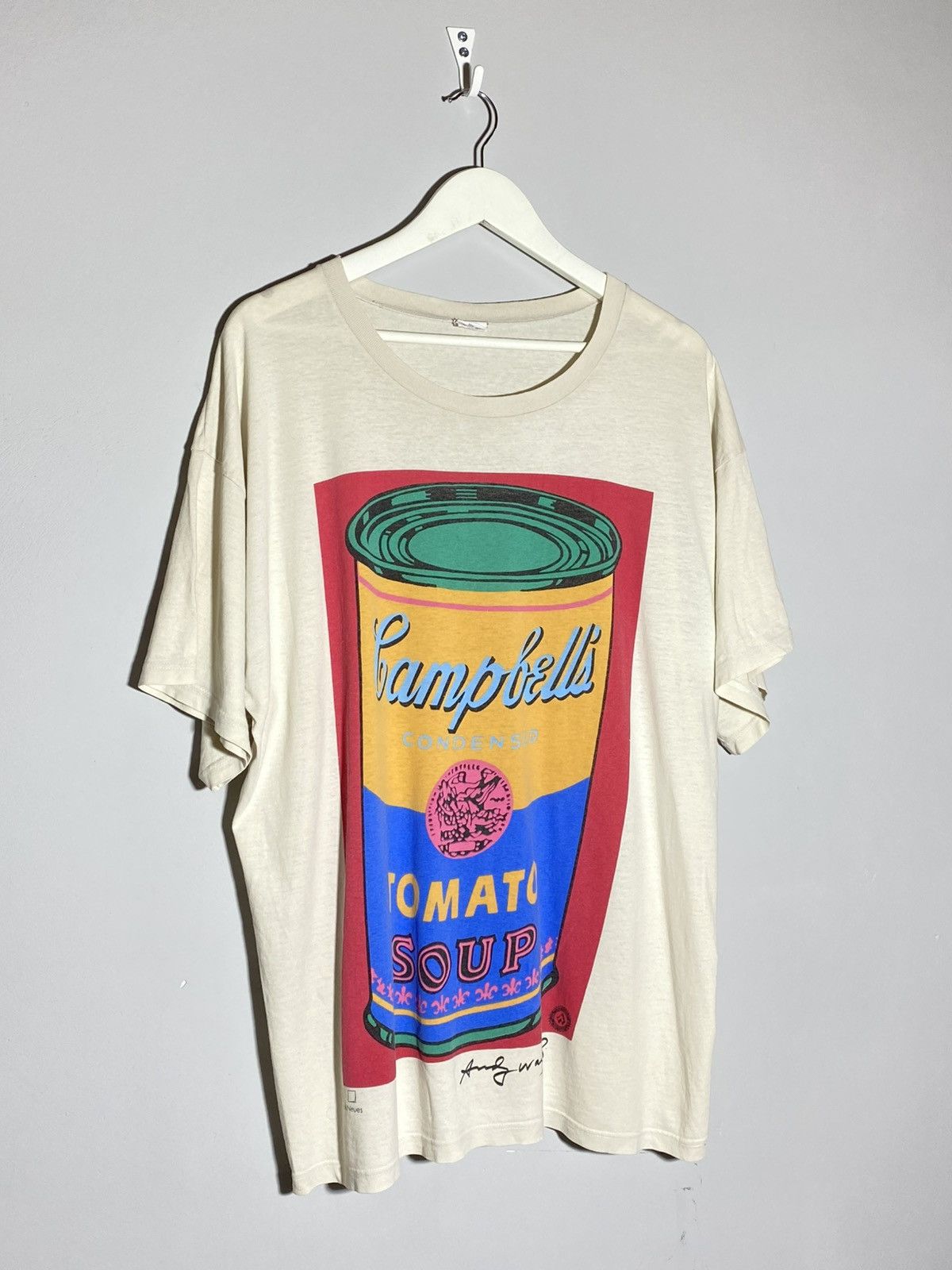 Andy Warhol 1993 Andy Warhol Tomato Soup Vintage Graphic T-shirt Size US XL / EU 56 / 4 - 3 Thumbnail
