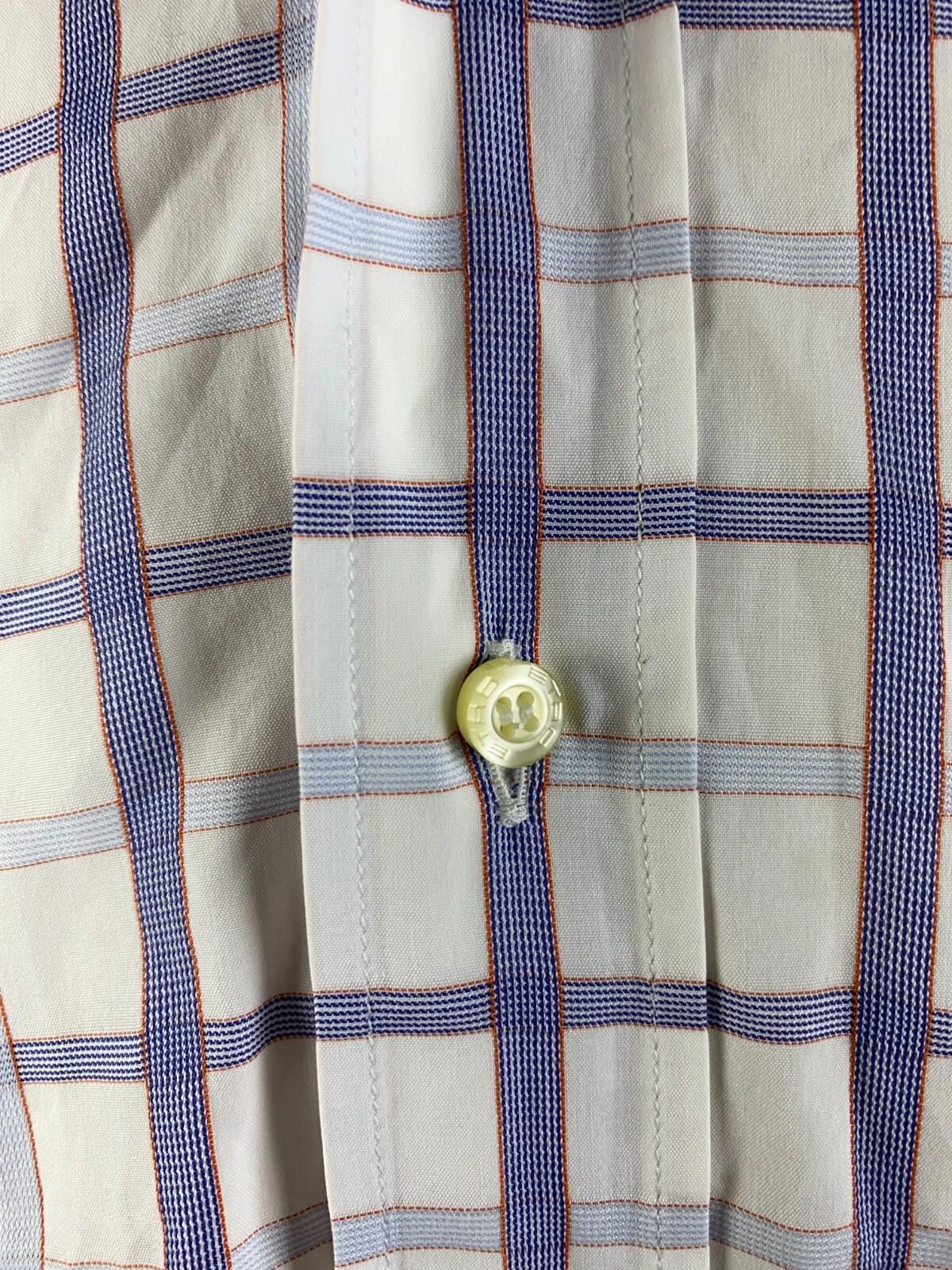 Etro Etro Milano White Check Long Sleeve Button Down Shirt 42 Size US M / EU 48-50 / 2 - 5 Thumbnail
