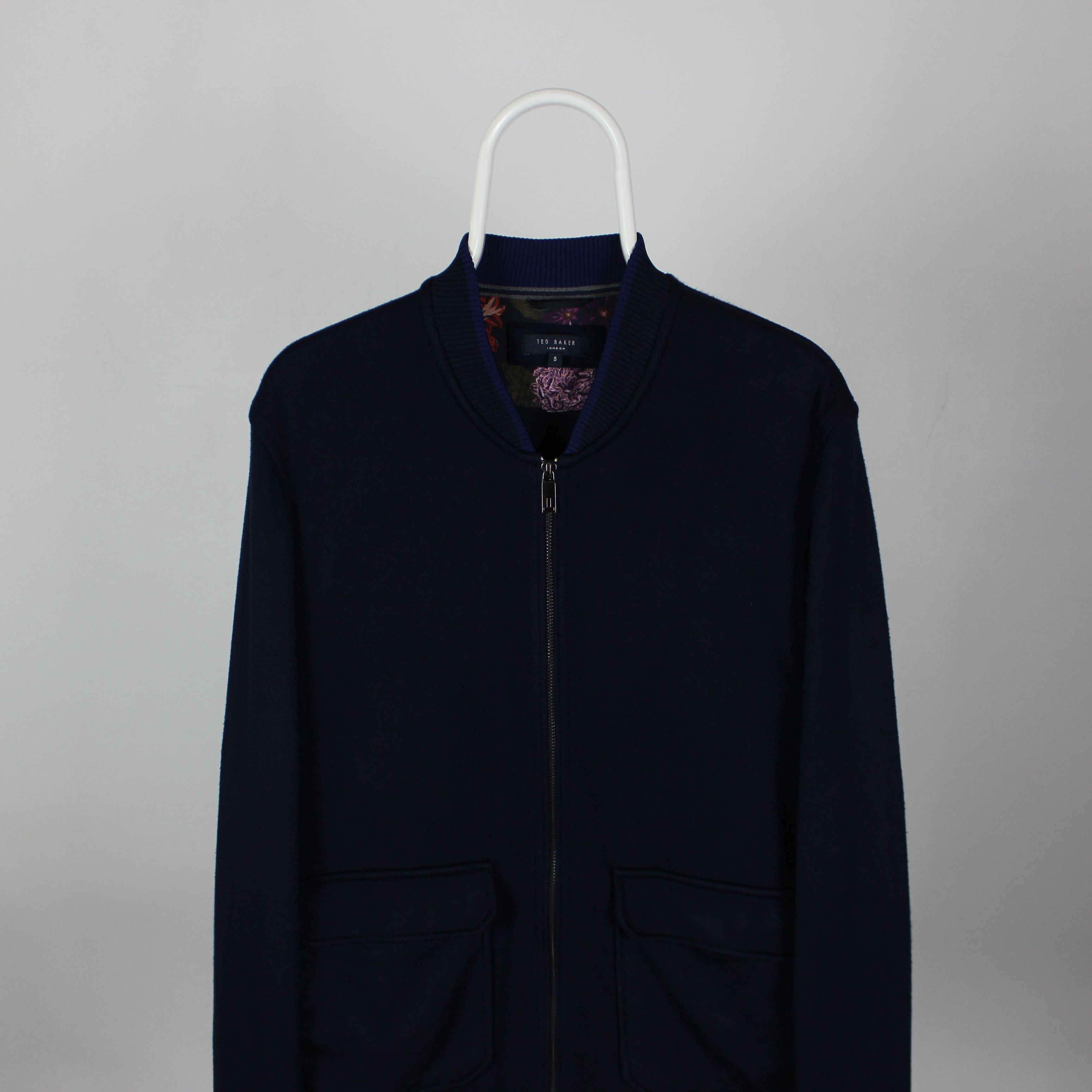 Ted Baker Ted Baker jacket men bomber L XL blue navy Size US XL / EU 56 / 4 - 2 Thumbnail