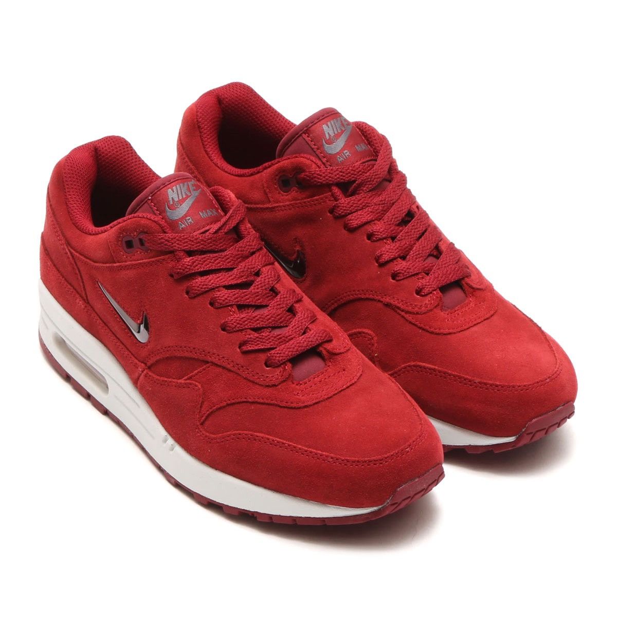 Nike Nike Air Max 1 Premium Jewel Team Red Size 10.5 918354-600 Size US 10.5 / EU 43-44 - 14 Thumbnail