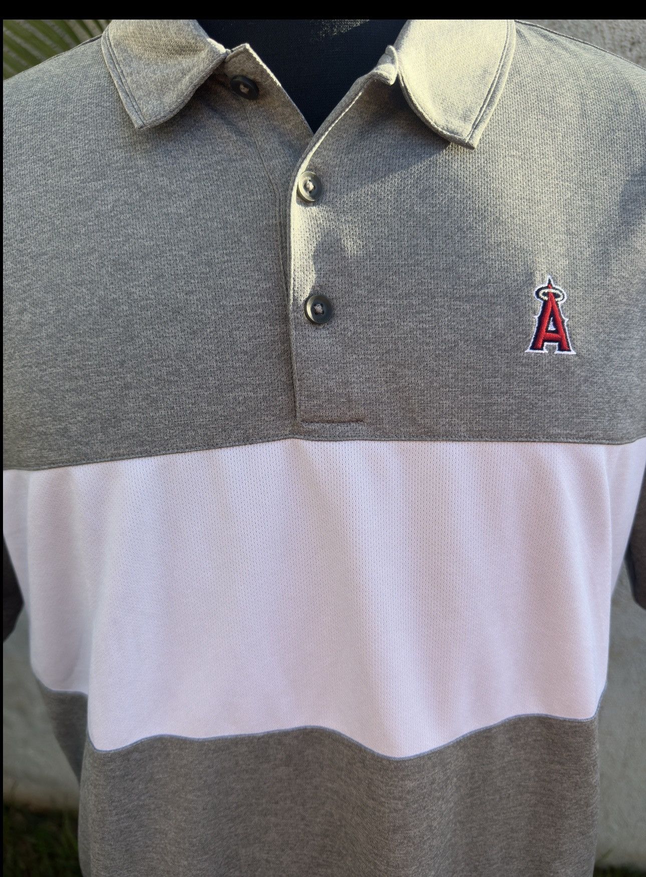 Nike New Nike Dri Fit Golf Shirt MLB Los Angeles Angels Men's L Size US L / EU 52-54 / 3 - 3 Thumbnail