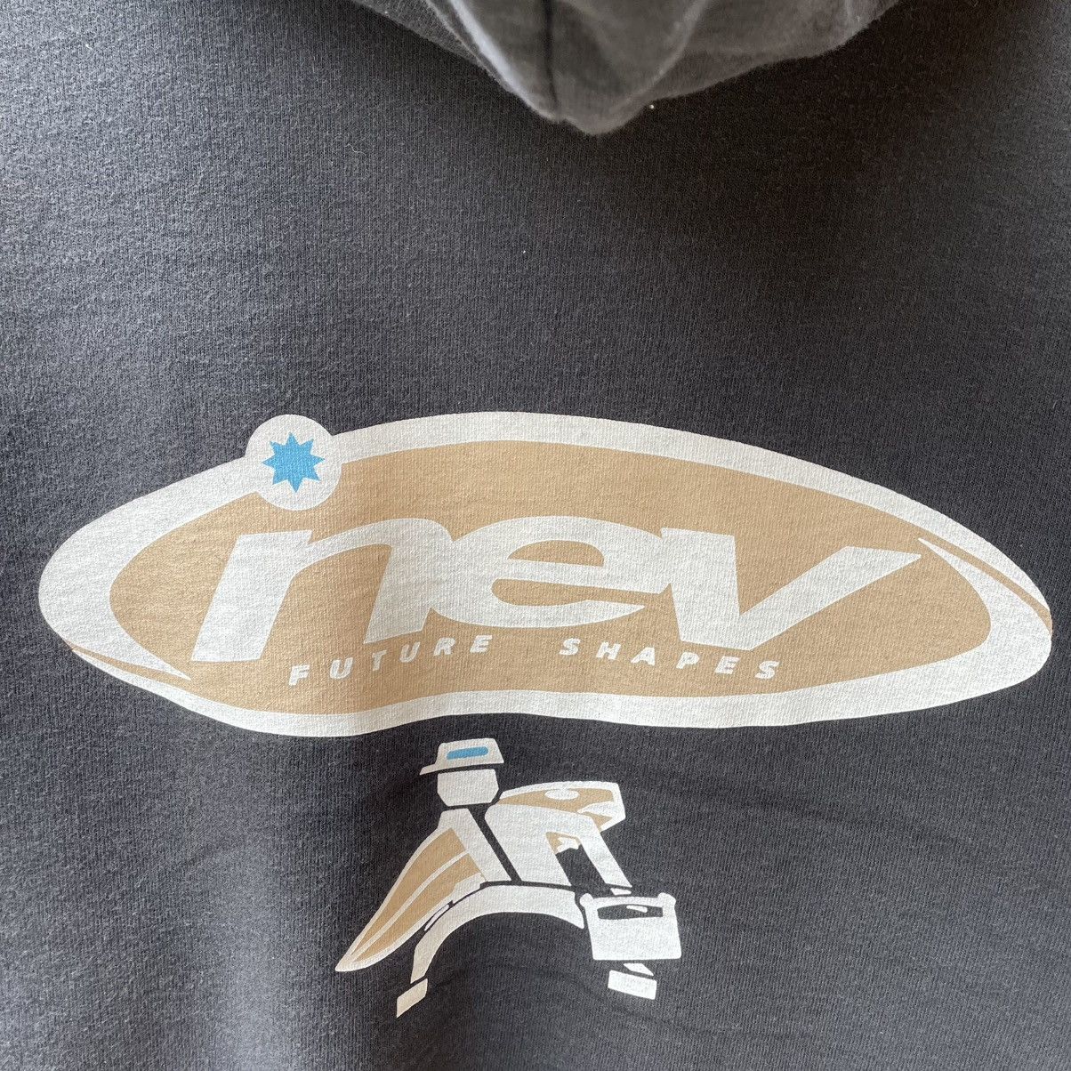Vintage 🔥Vintage 90s NEV Future Shapes Surf Big Logo Pullover Hoodie Size US S / EU 44-46 / 1 - 3 Thumbnail