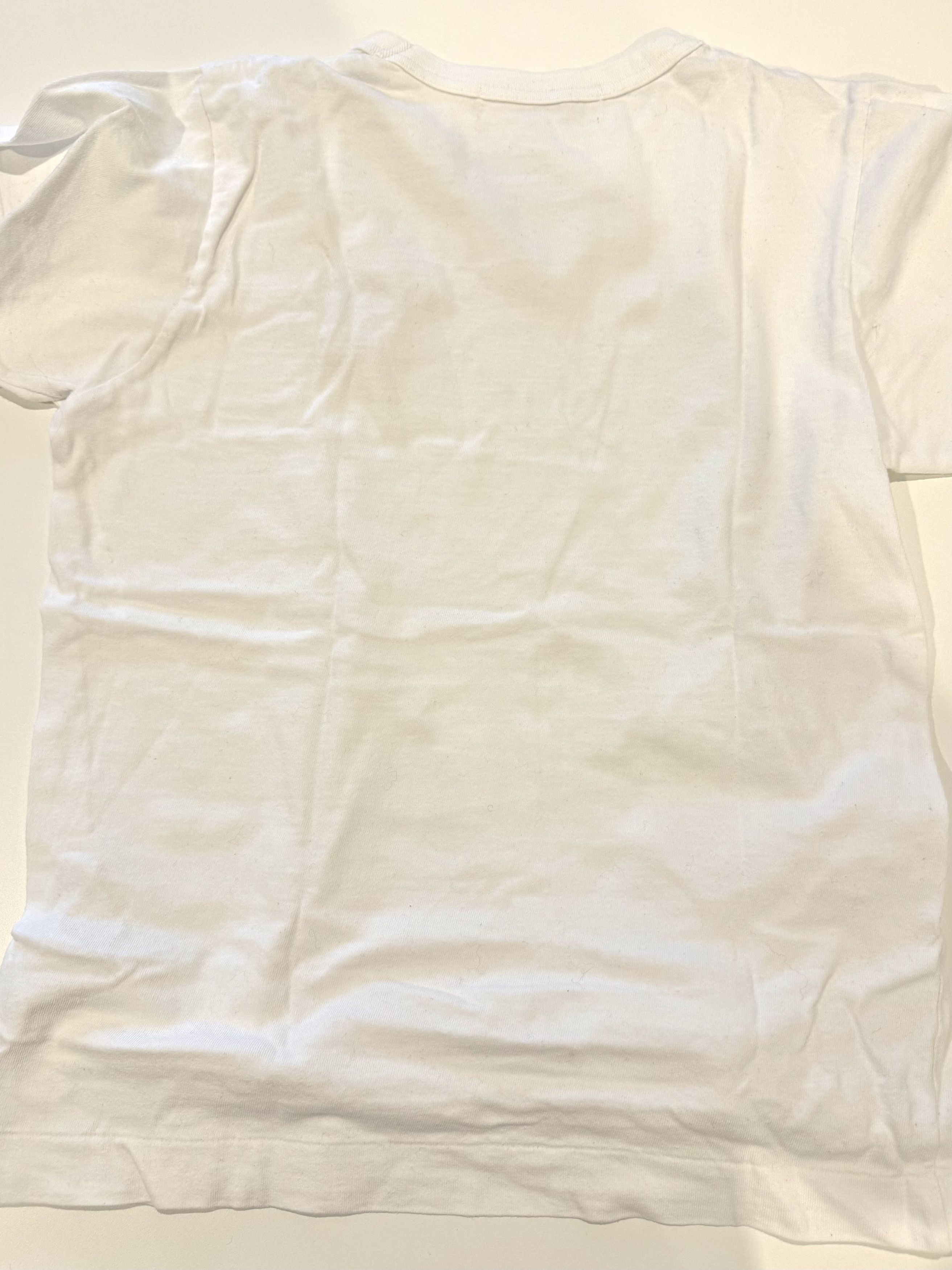 Comme des Garcons PLAY Comme Des Garson Play Tee White Small Size S / US 4 / IT 40 - 2 Thumbnail