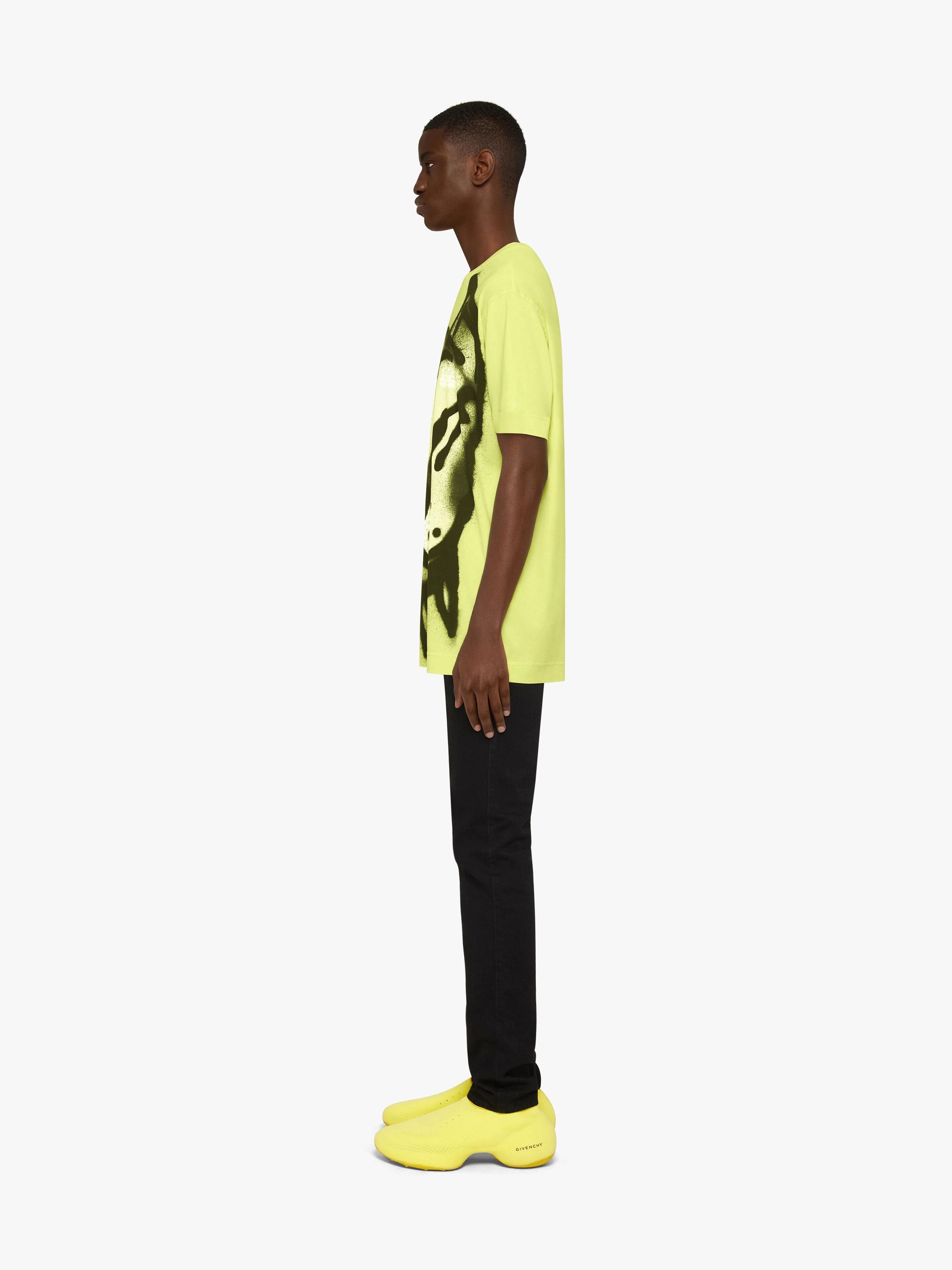 Givenchy x Chito Yellow Graffiti Dog Oversized T-Shirt Size US M / EU 48-50 / 2 - 3 Thumbnail
