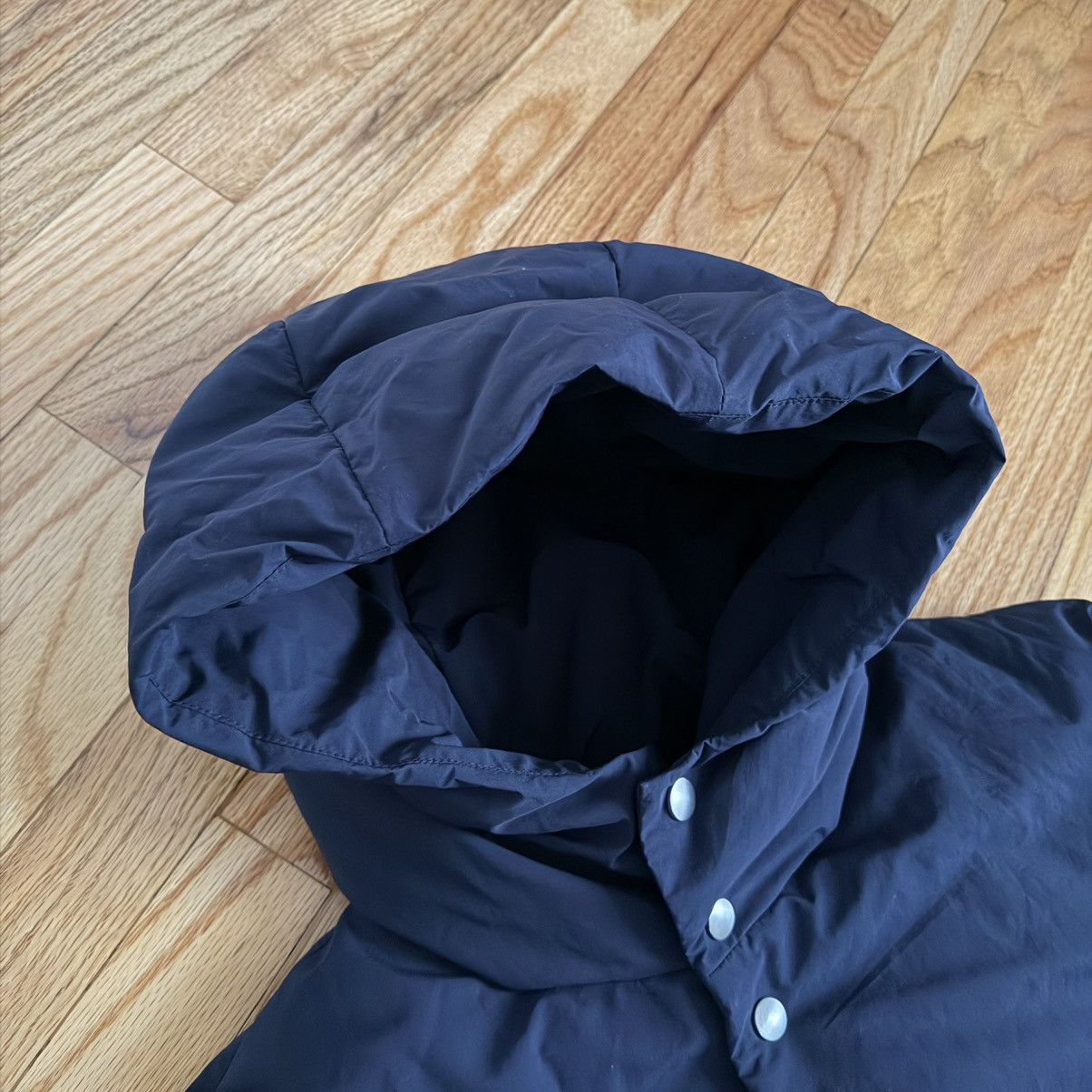 Jil Sander Jil Sander Navy Hooded Down Jacket Size US S / EU 44-46 / 1 - 3 Thumbnail