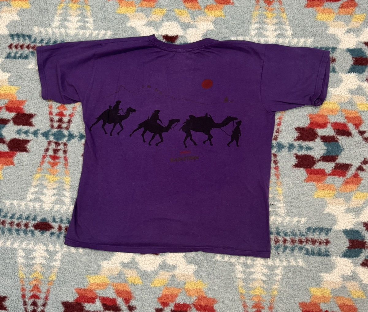 Vintage Vintage Rajasthani India Camel Shirt Purple Size X Size US XL / EU 56 / 4 - 7 Thumbnail