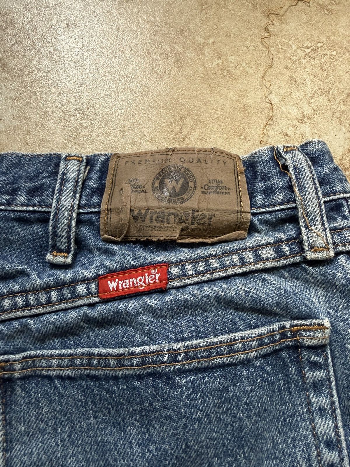 Vintage Vintage Wrangler Distressed Jeans Size US 31 - 4 Thumbnail
