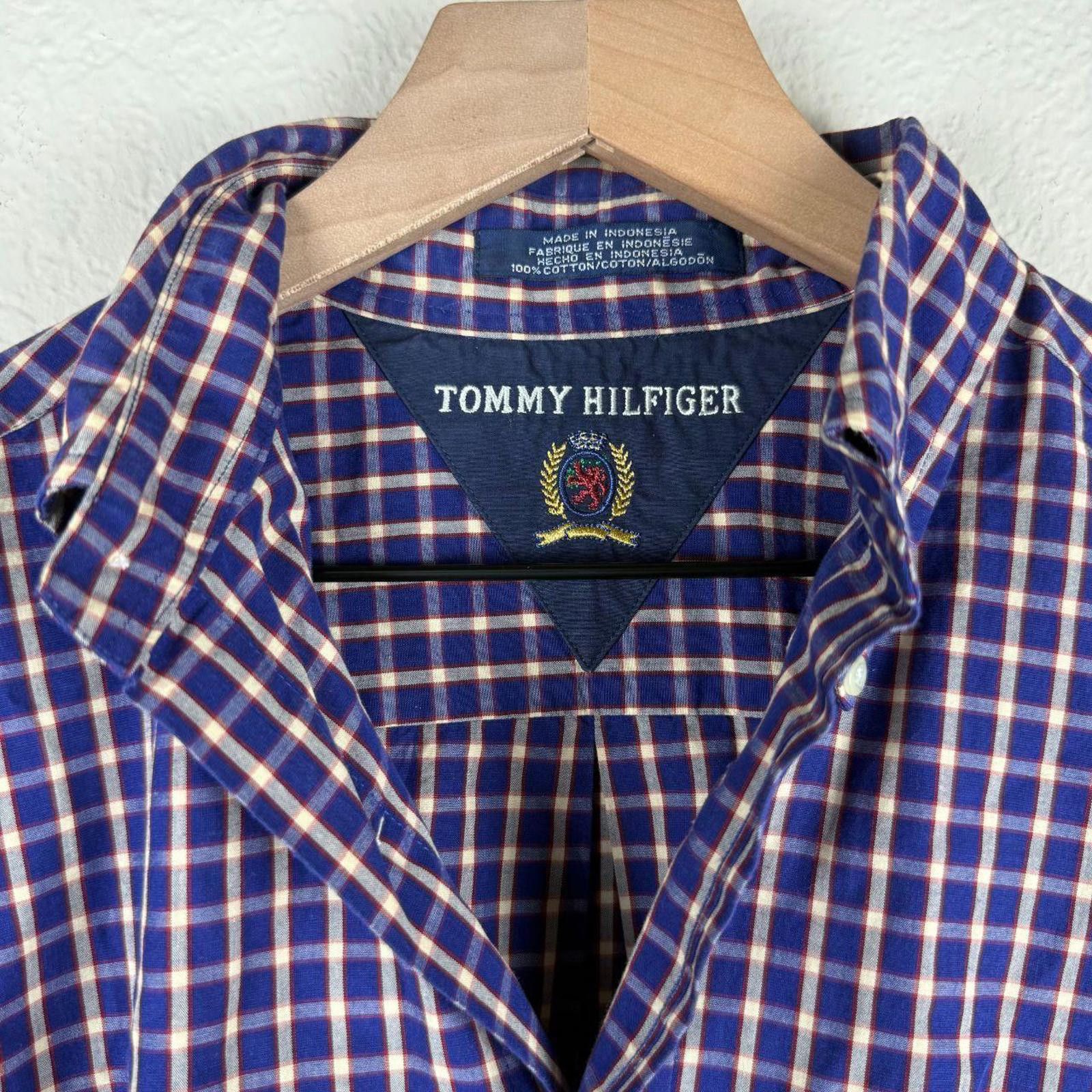 Tommy Hilfiger Tommy Hilfiger Shirt Men's S Purple Red Vintage Stripe Size US S / EU 44-46 / 1 - 5 Thumbnail