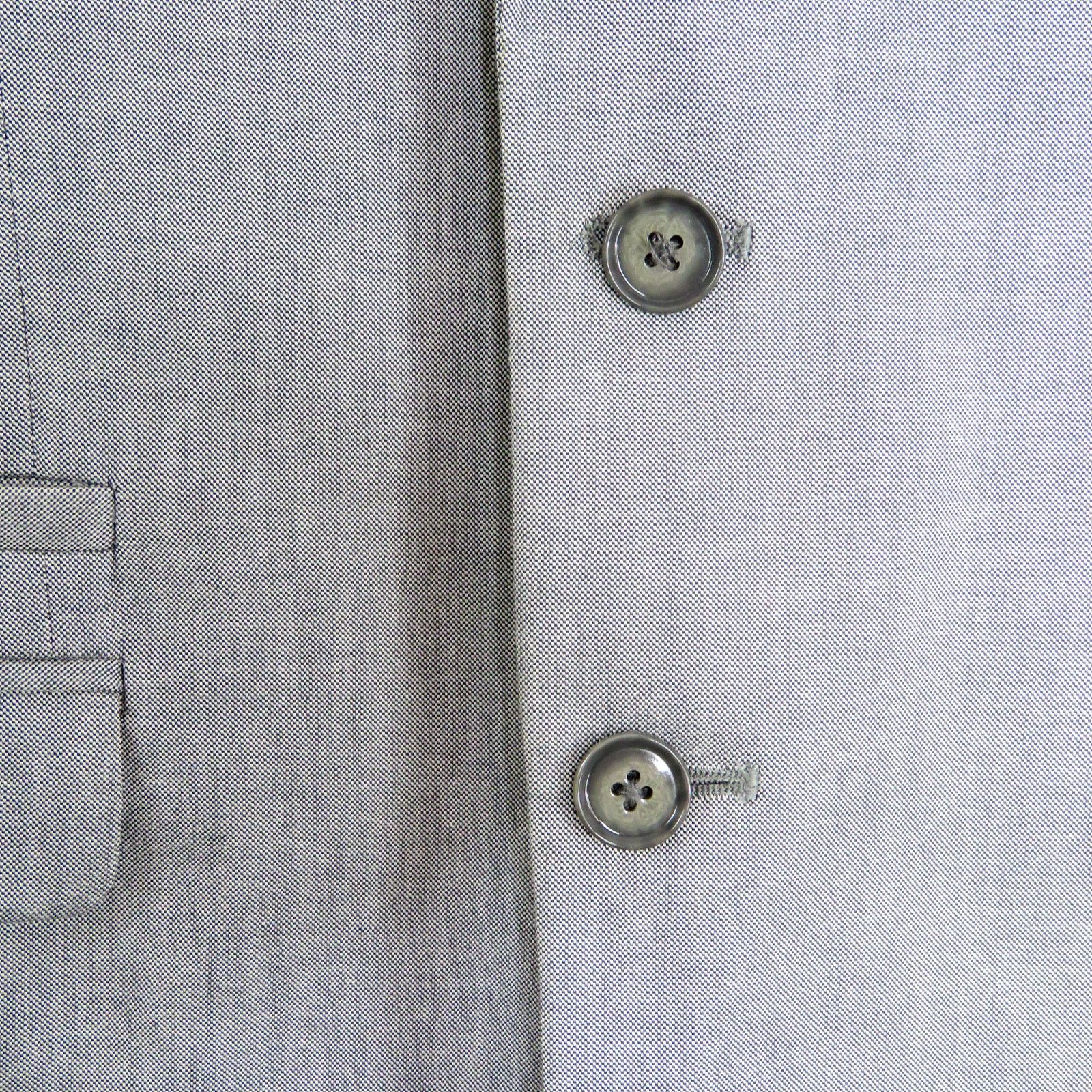 Express Express Photographer Gray Fitted Suit Jacket and Vest Small Size 40R - 5 Thumbnail
