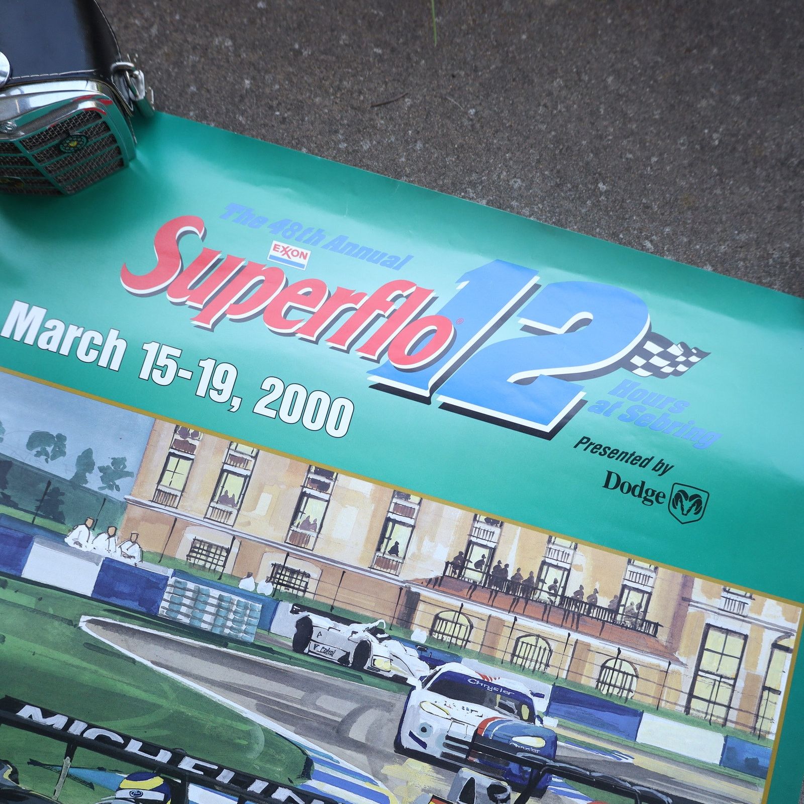 Vintage Original Vintage 2000 SuperFlo12 Racing Poster 20"x33" Size ONE SIZE - 5 Thumbnail