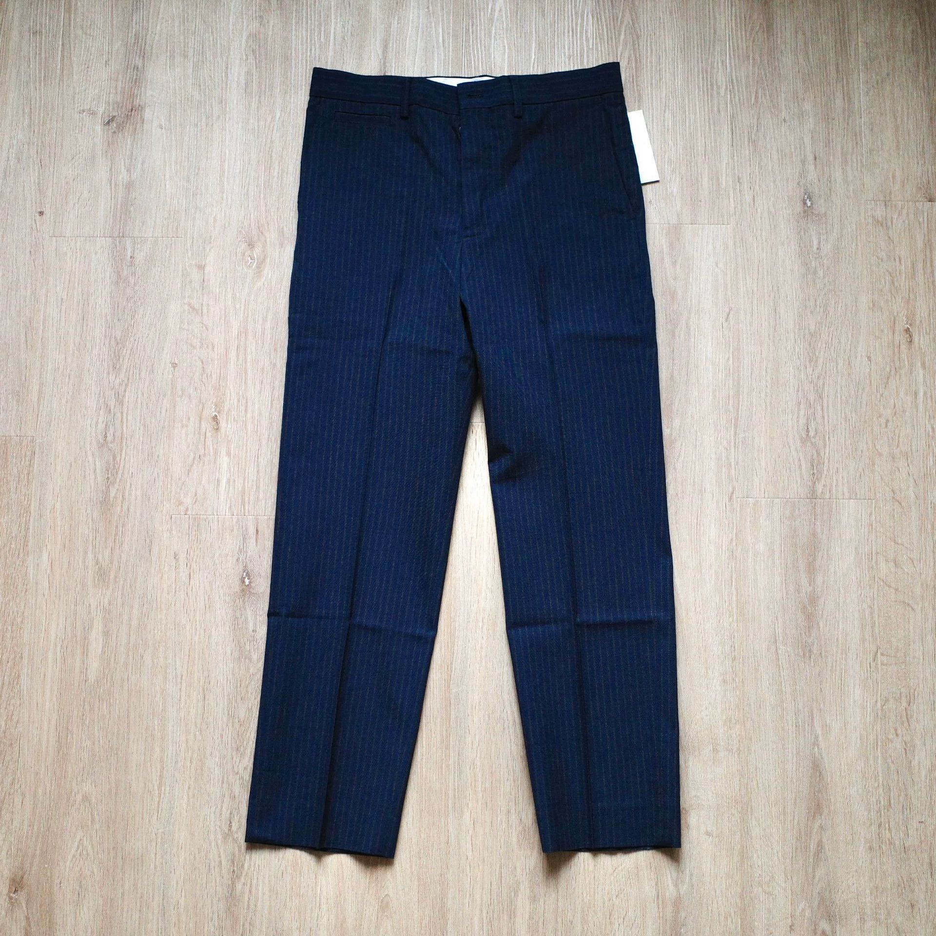Visvim VISVIM STETSON SLACKS SANTOME PANTS NAVY 4 Size US 36 / EU 52 - 1 Thumbnail