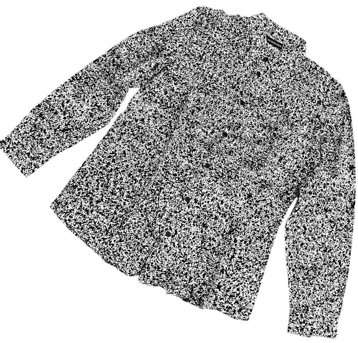 Issey Miyake Issey miyake men abstract print monochrome button up shirt Size US M / EU 48-50 / 2 - 2 Thumbnail