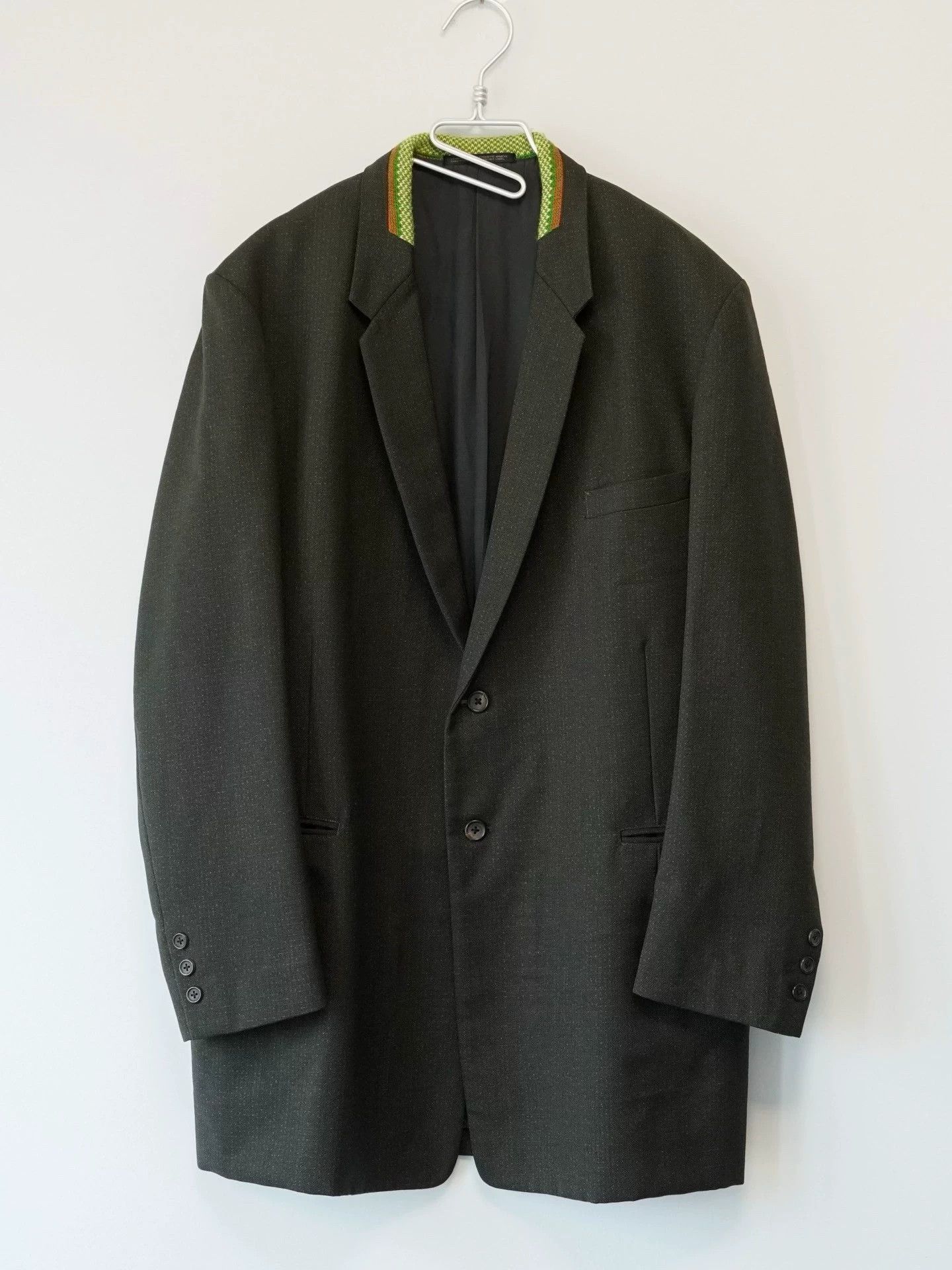 Yohji Yamamoto Yohji Yamamoto 95AW Knit Collar Jacket Color Star Size US M / EU 48-50 / 2 - 1 Thumbnail