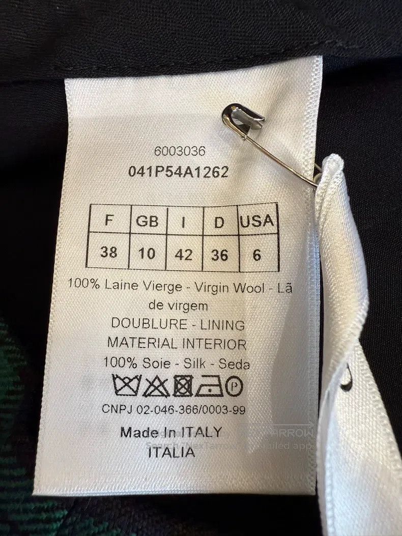 Dior Dior Green plaid wool shorts Size 25" / US 0 / IT 36 - 5 Thumbnail