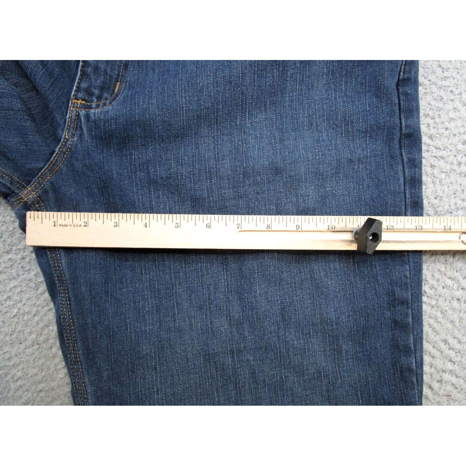 Carhartt Carhartt Jeans Mens 38x34 Blue Denim Relaxed Fit Work Wear 101483-968 Denim Jeans Mens Regular Blue 38x34 Modern Southwestern Logo Cowboy Workwear Size US 38 / EU 54 - 7 Thumbnail