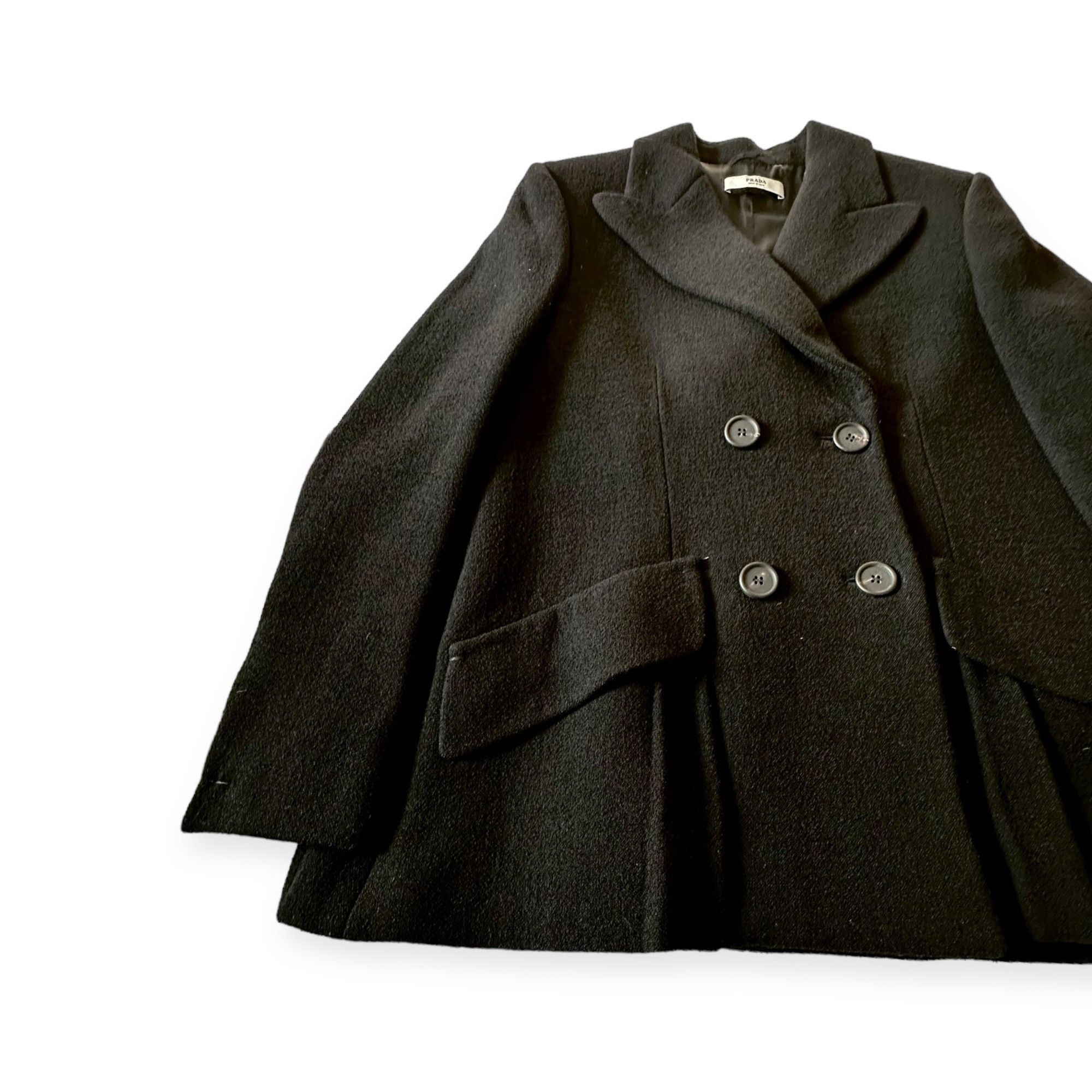 Prada Prada Archival F/W 2009 Runway Look 14 Double-Breasted Wool Size M / US 6-8 / IT 42-44 - 11 Thumbnail